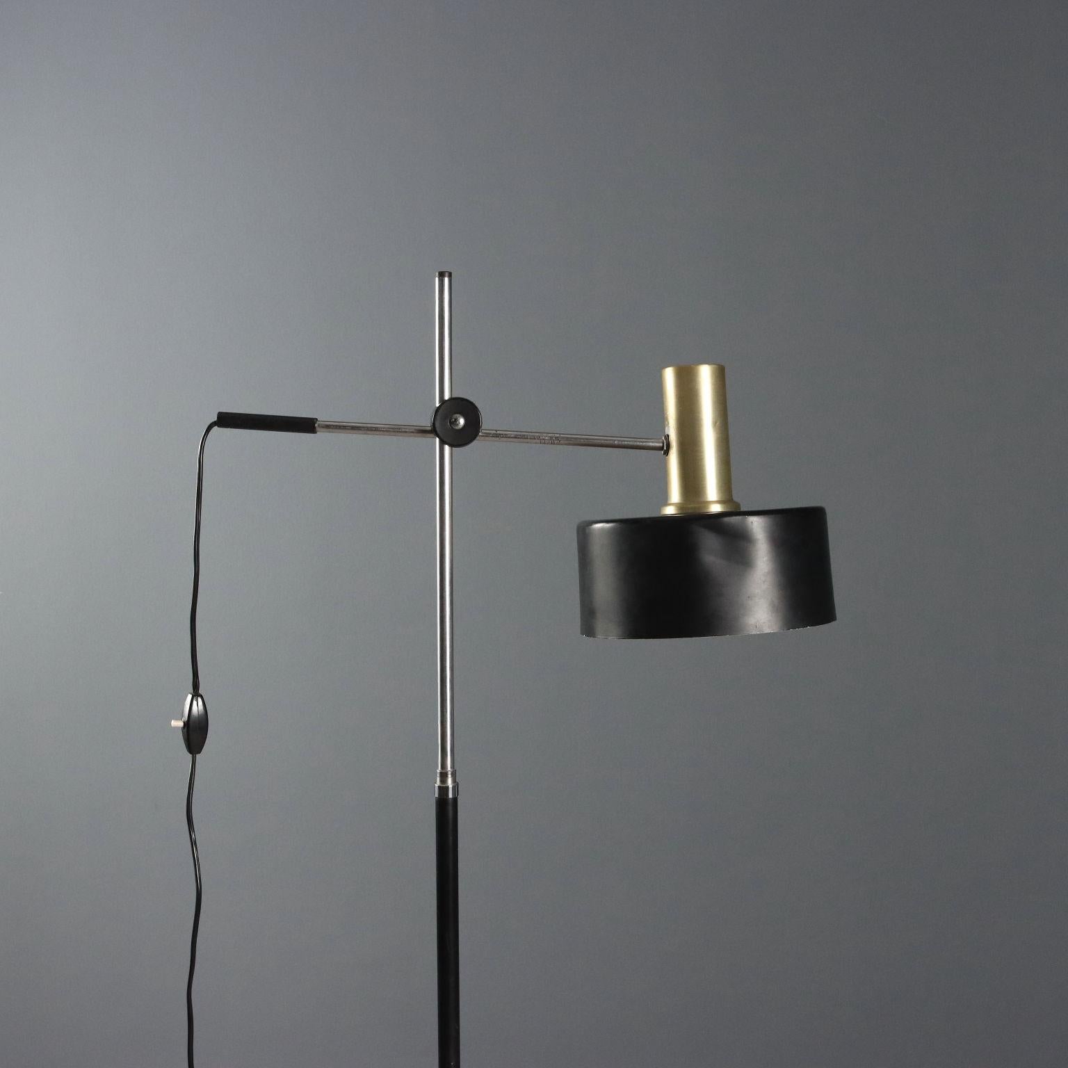 Metallo Lampada da Terra Vintage, Anni 60 in vendita