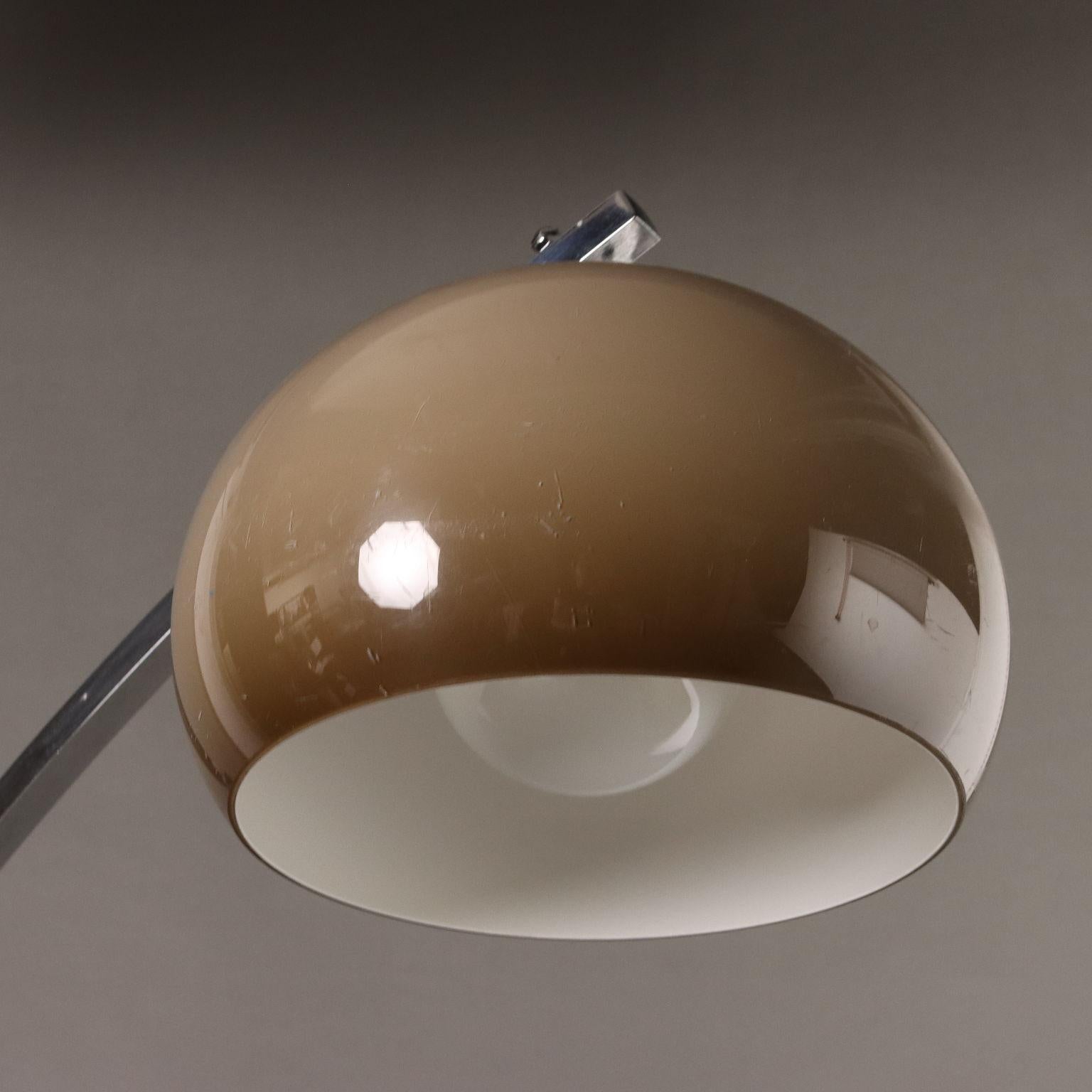 Aluminium Lampada da Terra Vintage, Anni 70 en vente