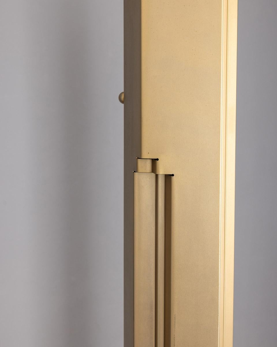 Metallo Lampada da terra vintage anni 80 