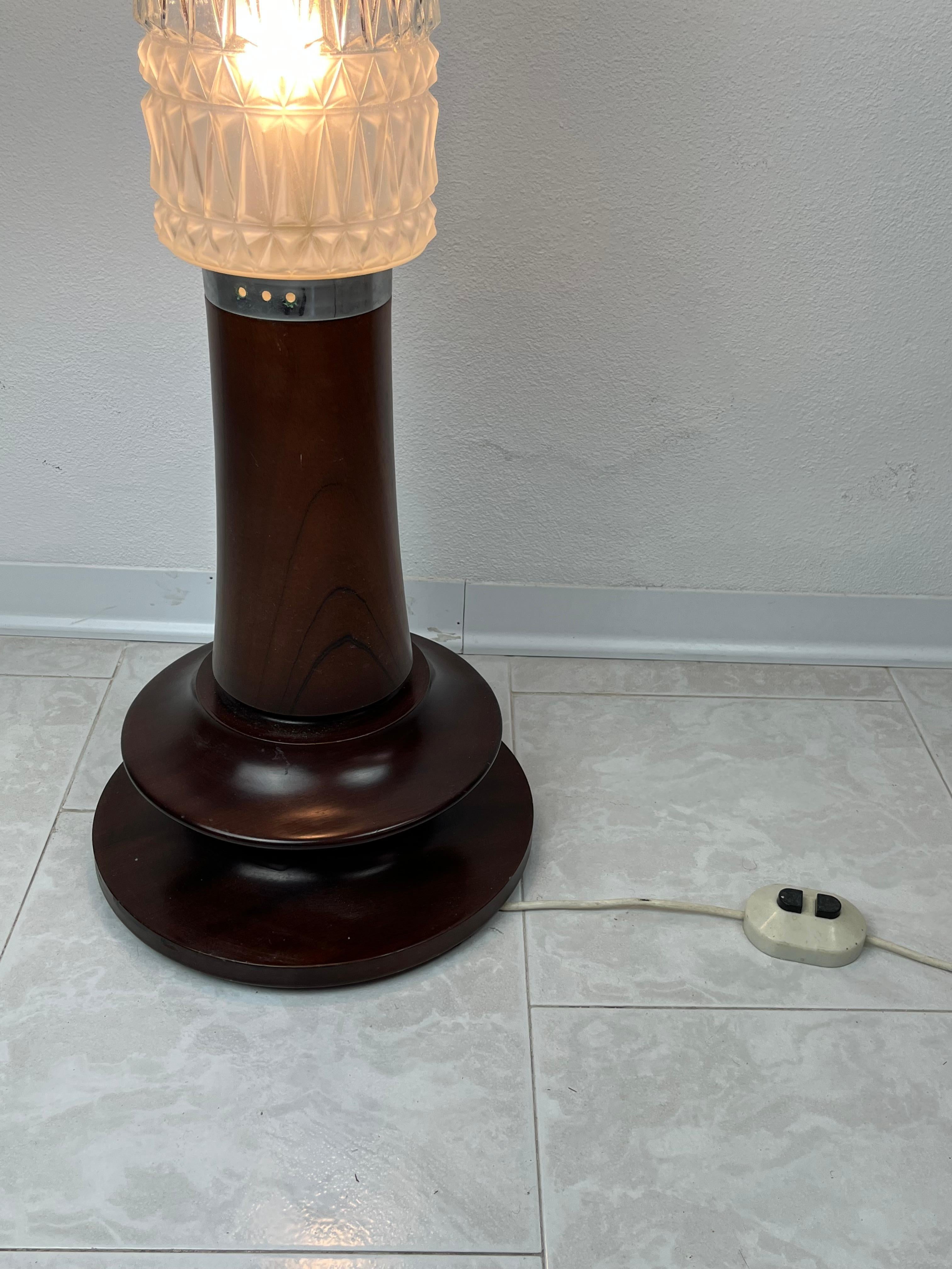 Vintage Murano Glass Floor Lamp, Italy, 1960s For Sale 1