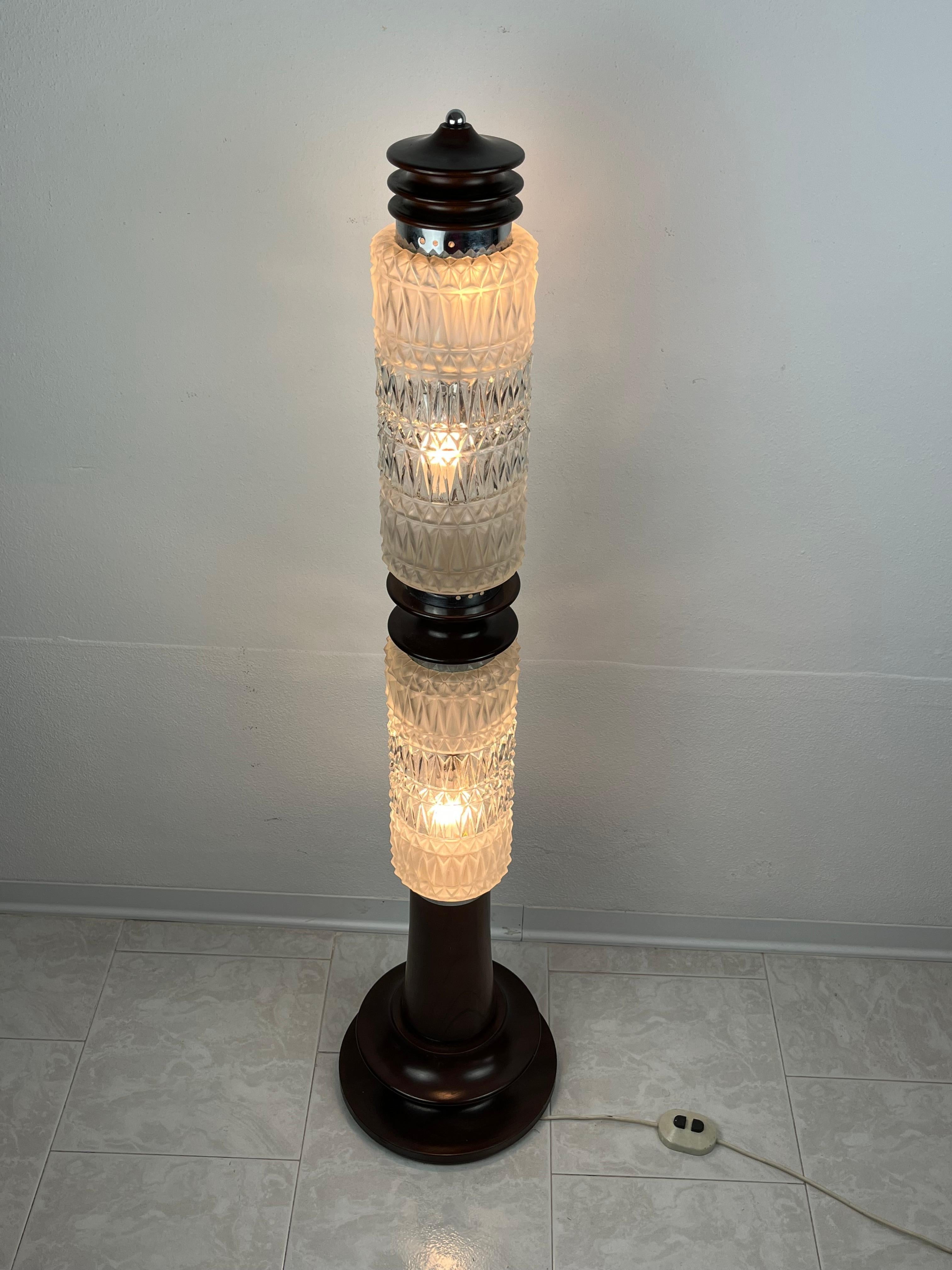 Vintage Murano Glass Floor Lamp, Italy, 1960s For Sale 3