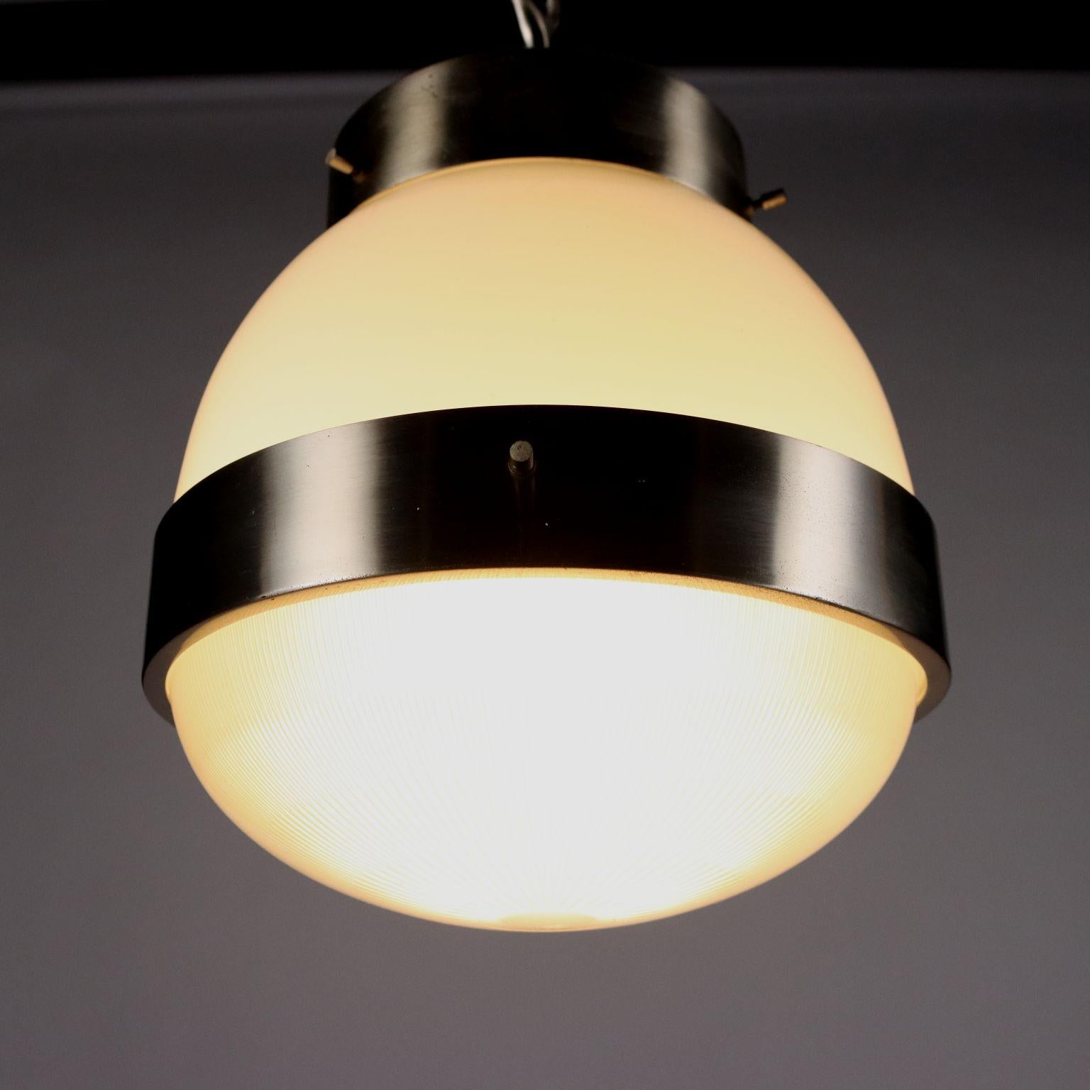 Aluminum Lampada 'Delta' di Sergio Mazza per Artemide Anni 60 For Sale