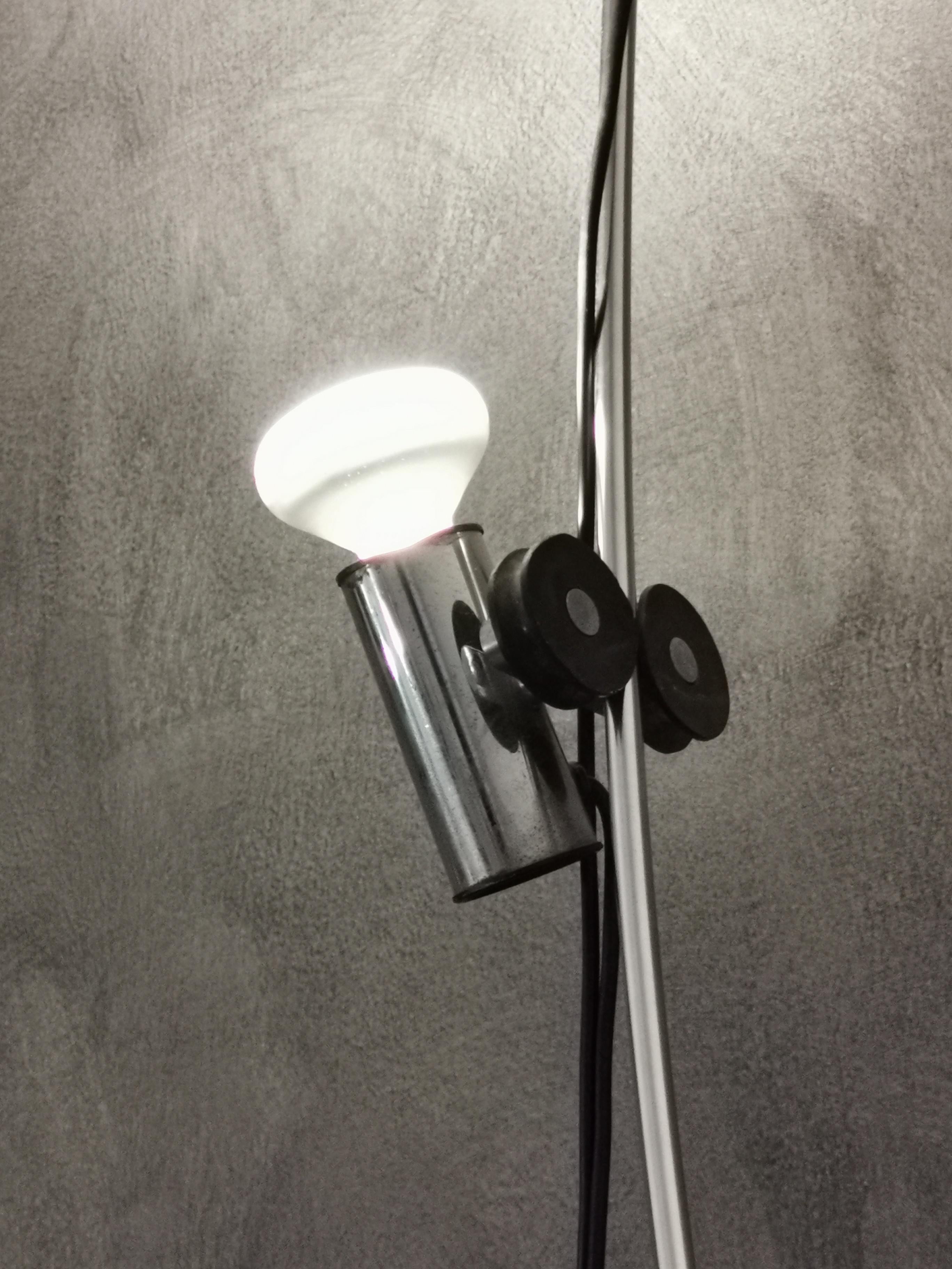 Mid Century Floor Lamp by Cesare Leonardi & Franca Stagi for Lumenform In Good Condition In Palermo, IT