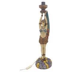 Egyptian Resin Lamp 1970s