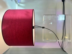 Felice Antonio Botta 1970 Lampe en plexiglas
