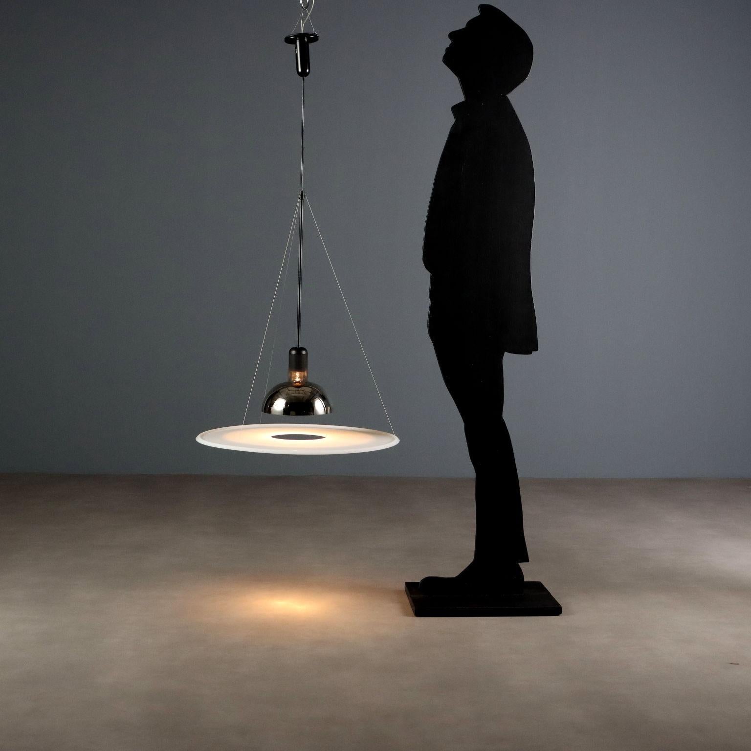 Mid-Century Modern Lampe Frisbi 850' par Achille Castiglioni pour Flos 1980 en vente