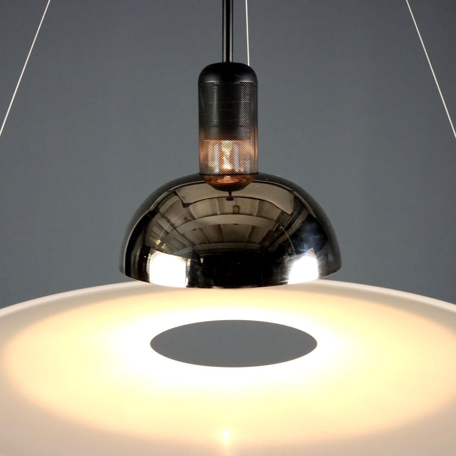 Lampe Frisbi 850' par Achille Castiglioni pour Flos 1980 Bon état - En vente à Milano, IT