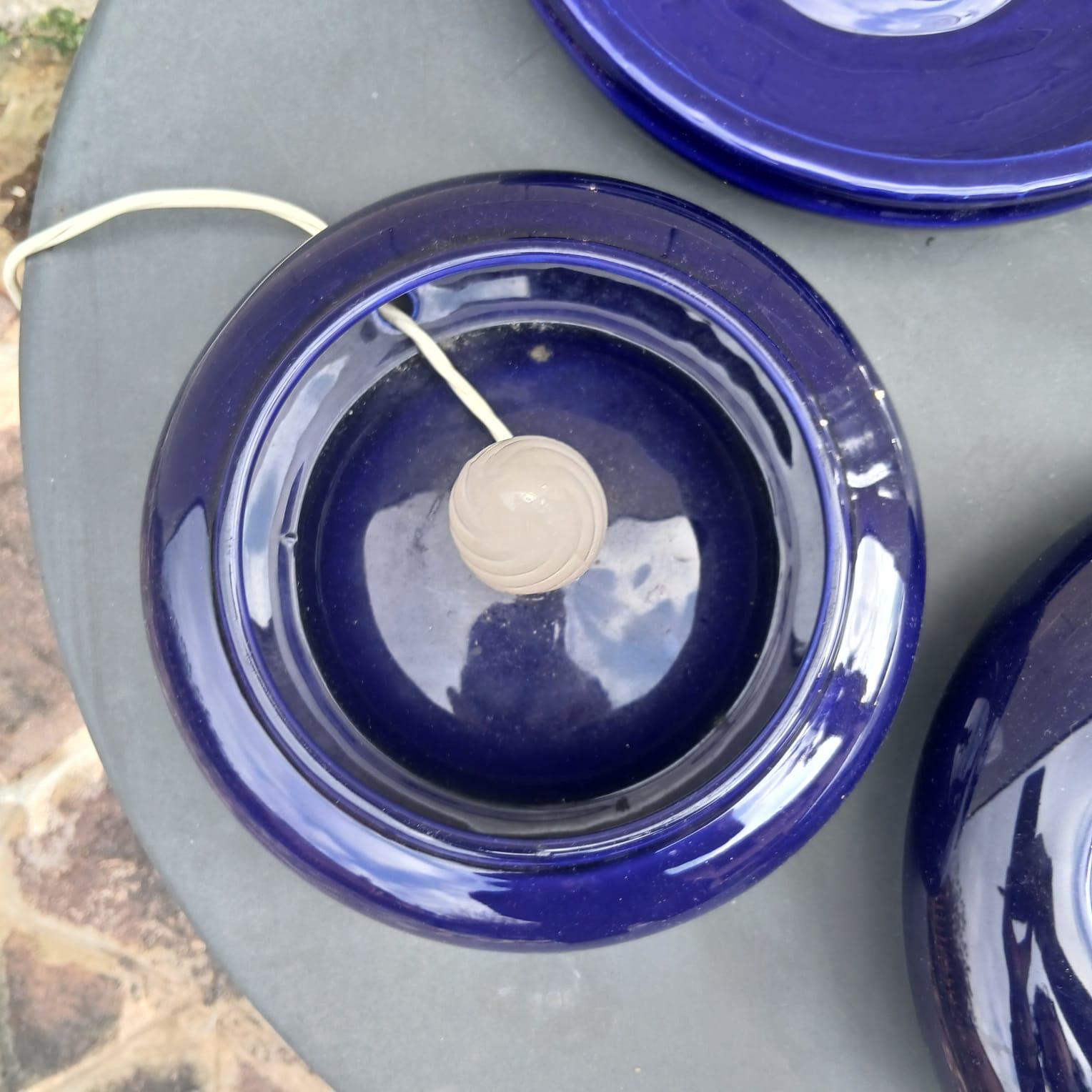 Lampe en céramique et métal craquelé - Federico Simone per Casarte - Italia - '70 en vente 4