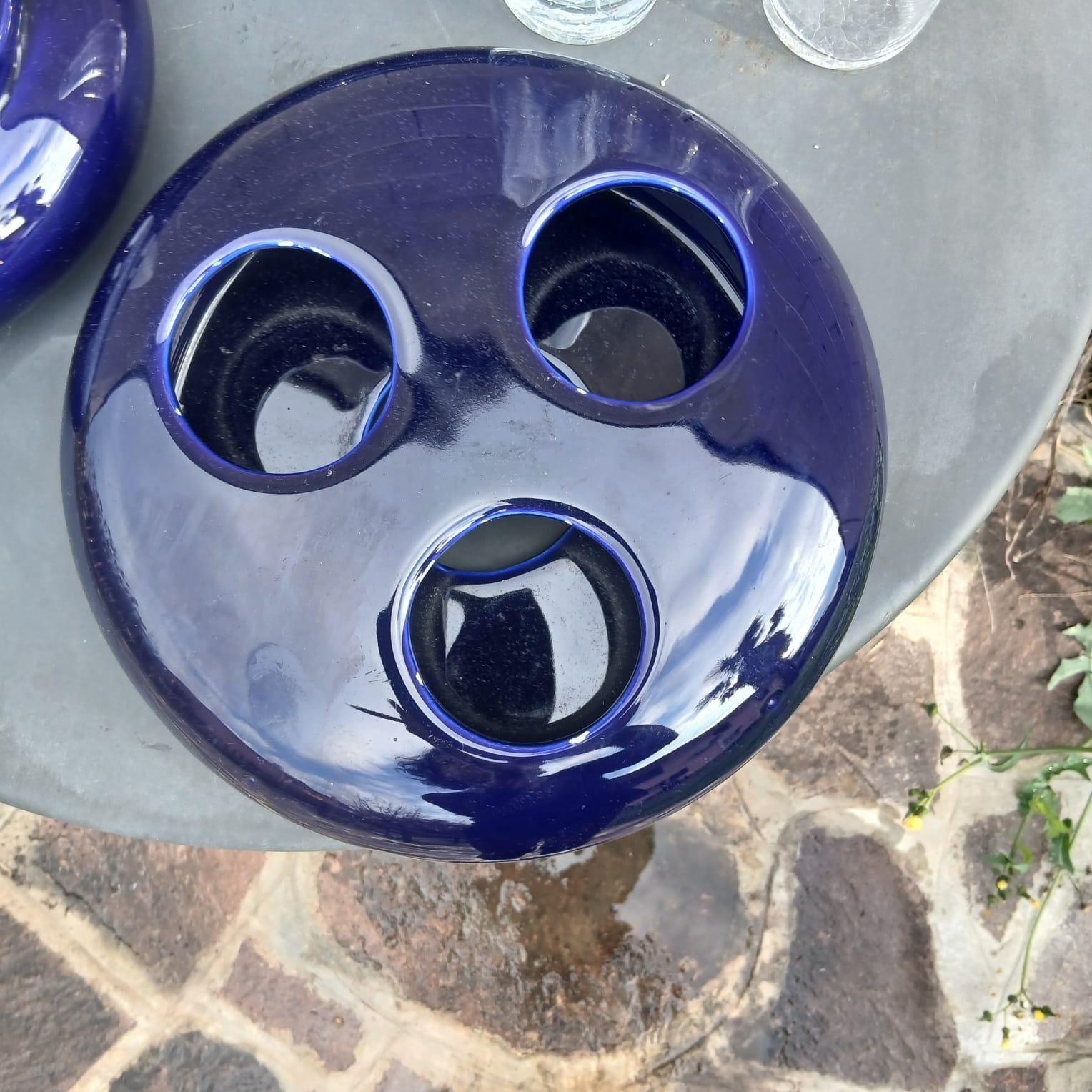 Lampe en céramique et métal craquelé - Federico Simone per Casarte - Italia - '70 en vente 7