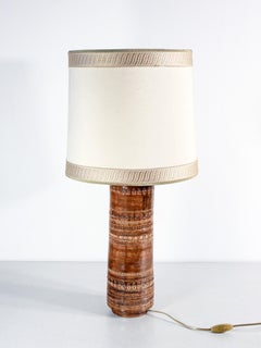 Lampe en céramique émaillée, design Aldo LONDI pour Bitossi, série Sahara