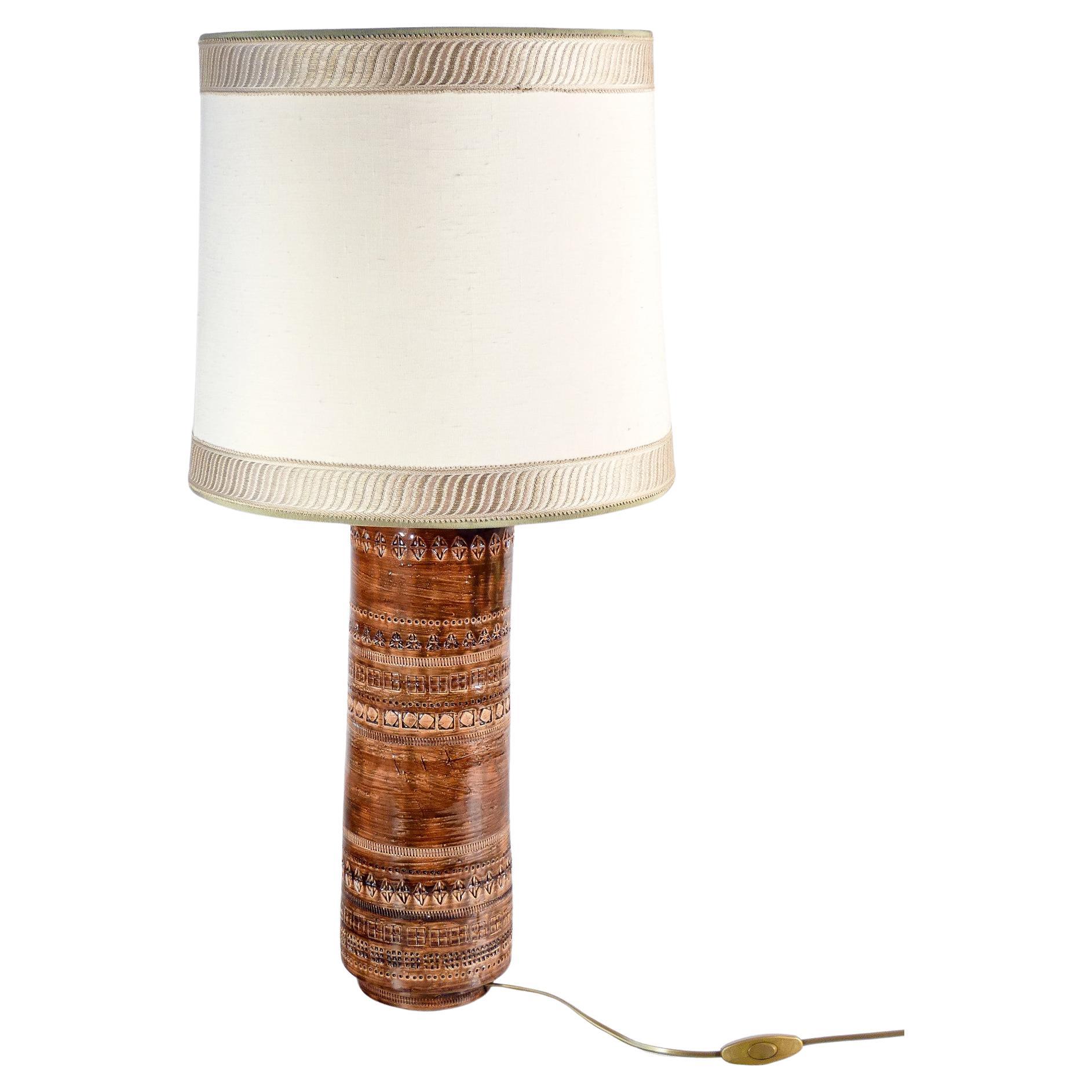 Lampe en céramique émaillée, design Aldo LONDI pour Bitossi, série Sahara en vente