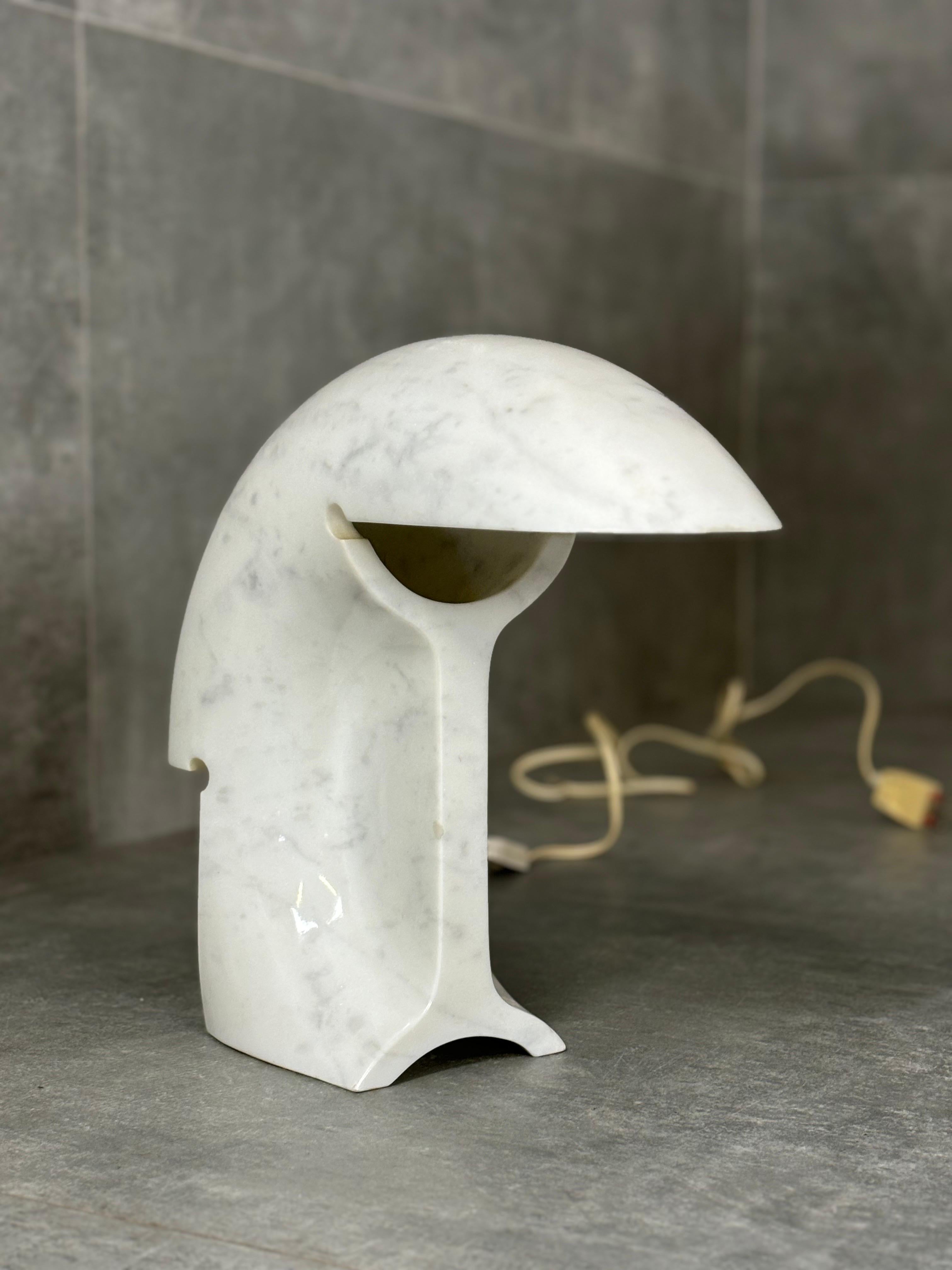 Italian Lampada in marmo ''Biagio'' di Afra & Tobia Scarpa, Flos, 1960s For Sale