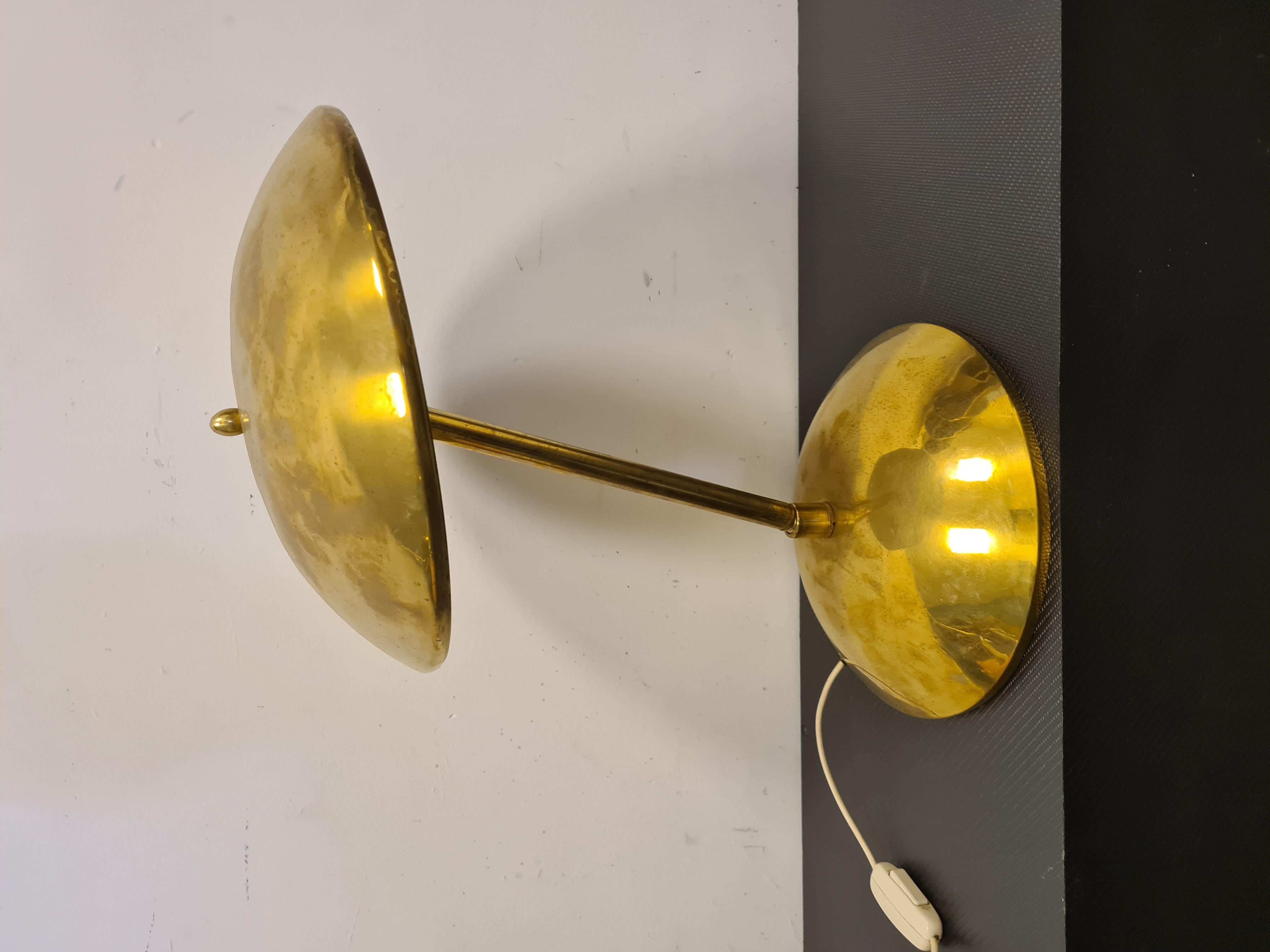 Italian Swivel brass lamp 1960s' For Sale