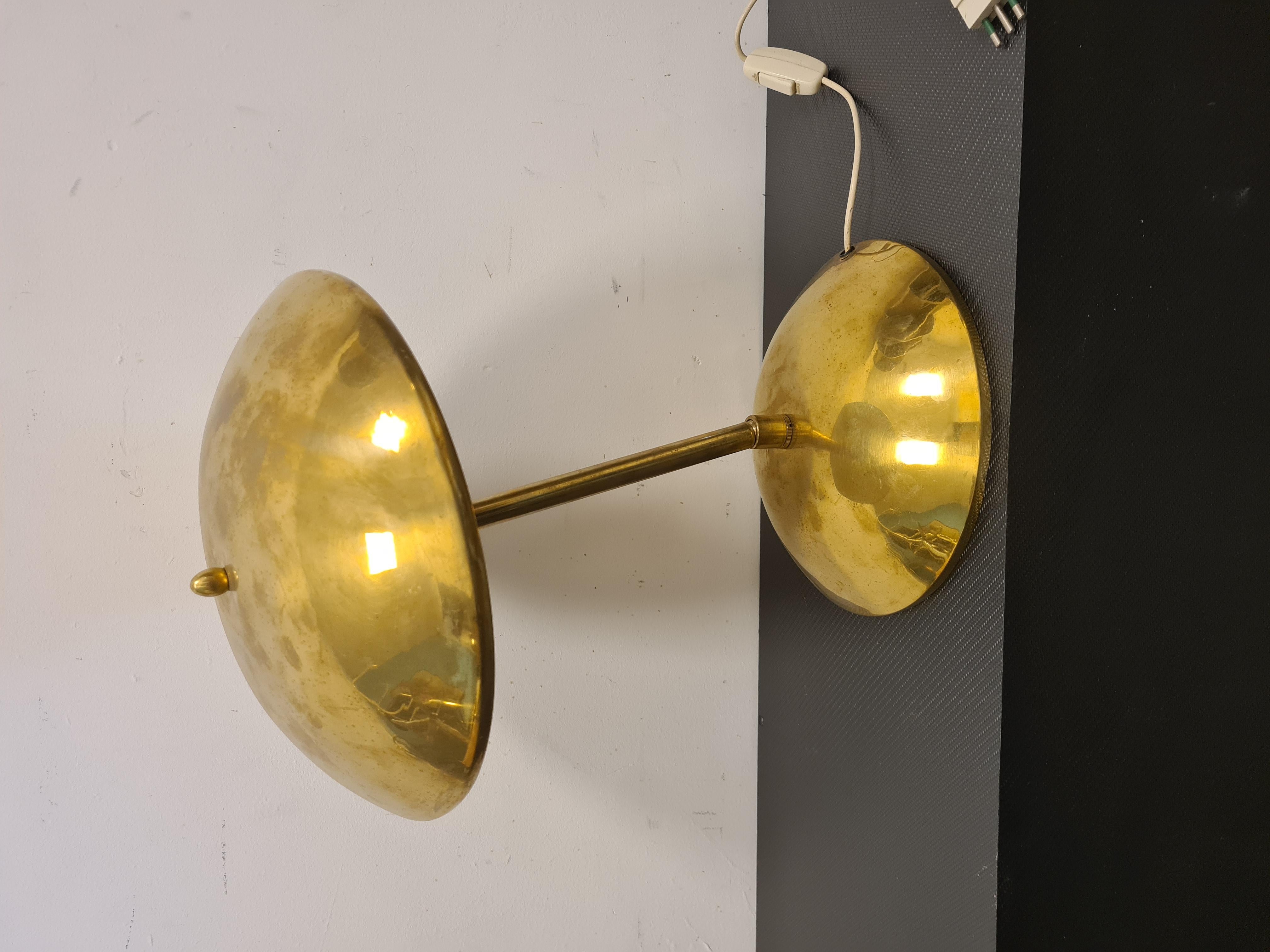 Brass Swivel brass lamp 1960s' For Sale