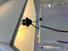 Lampe en plexiglas de Felice Antonio Botta