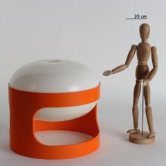 Joe Colombo 'KD 27' lamp for Kartell, 1960s, orange