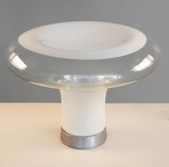 Lesbo table lamp by Angelo Mangiarotti Artemide, Murano glass 1967