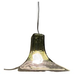 LS 185 Murano glass flower lamp, design Carlo Nason for AV Mazzega