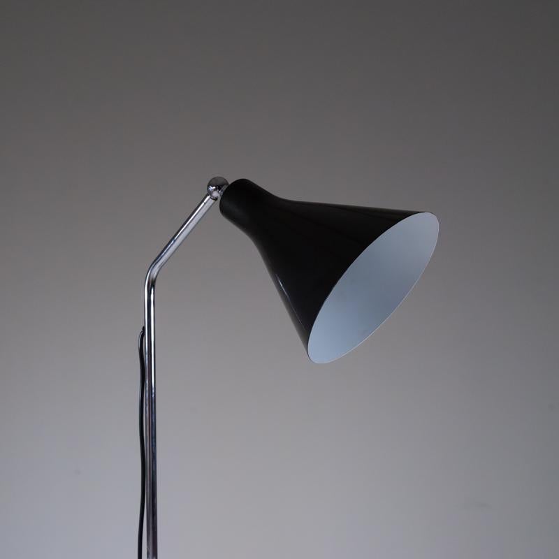 Mid-20th Century Lampada LTE3 Ignazio Gardella, cappello nero in vendita