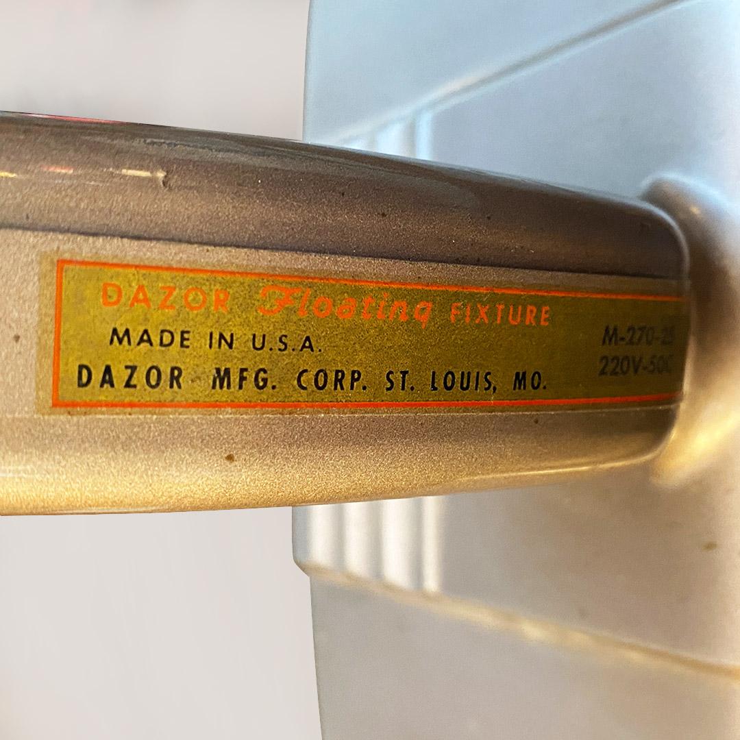 American M270 adjustable lamp with magnifying glass Dazor Floating Fixture, 1950s 5
