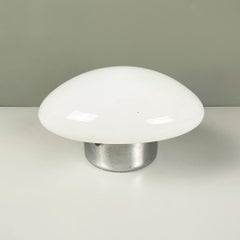 Magnolia lamp in glass and steel by Sergio Mazza for Quattrifolio, 1971