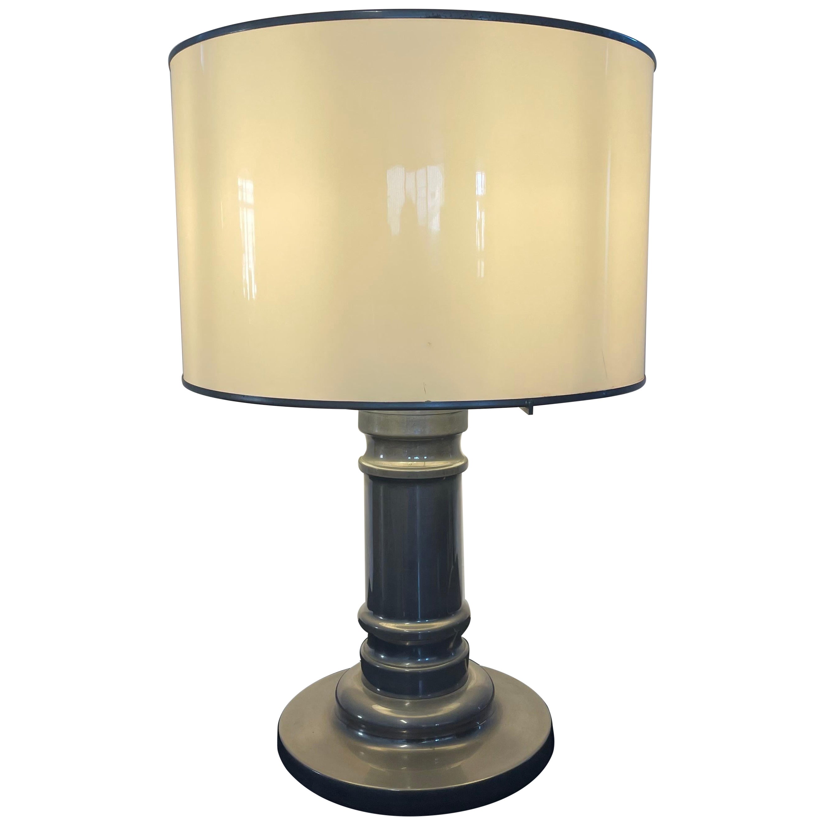 Midcentury lamp in metal and Plexiglas by Vit Kellj 1970s' For Sale