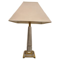 Lampe obélisque de Sandro Petti style Hollywood Regency