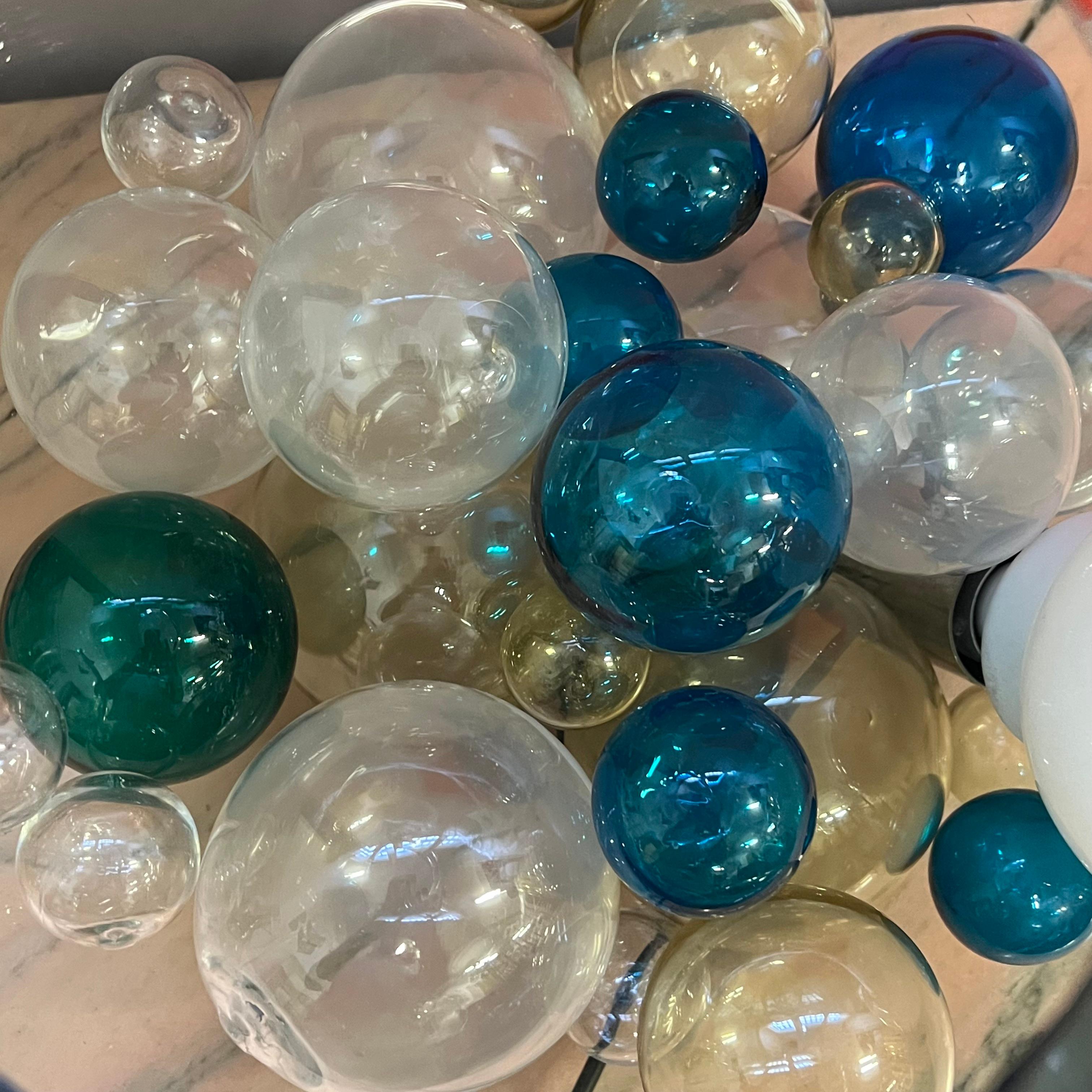 Lámpara Pallotta de P. Venini y M.Pistilli para Studio Venini - Italia - 1970s Cristal de Murano en venta