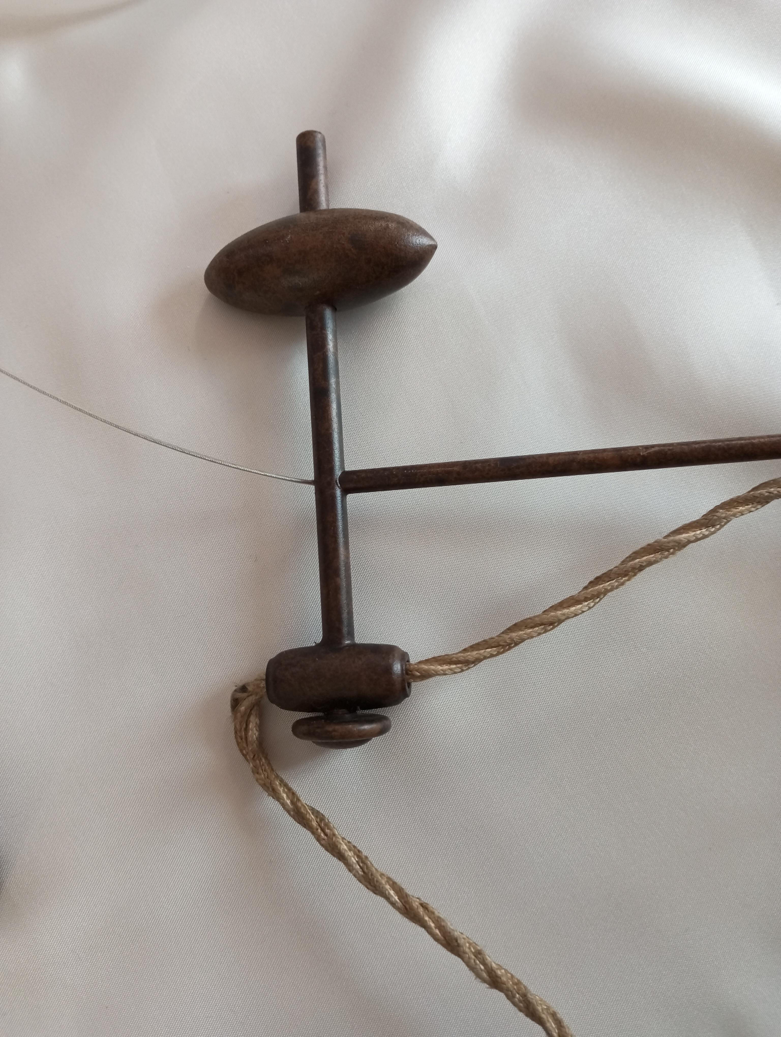 Mid-20th Century Lampe suspendue vintage en verre de Murano, Italie (1960s) en vente