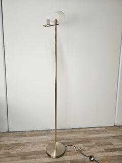 Adjustable brass floor lamp by Pia Guidetti Crippa for Lumi