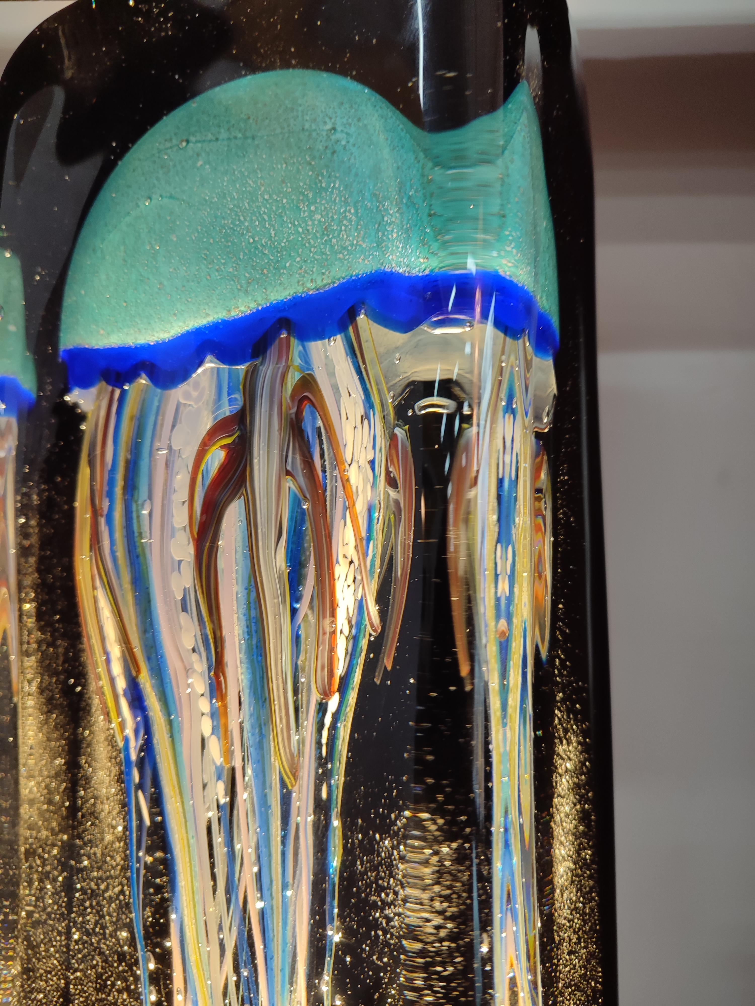 Modern Lamp depicting jellyfish For Sale