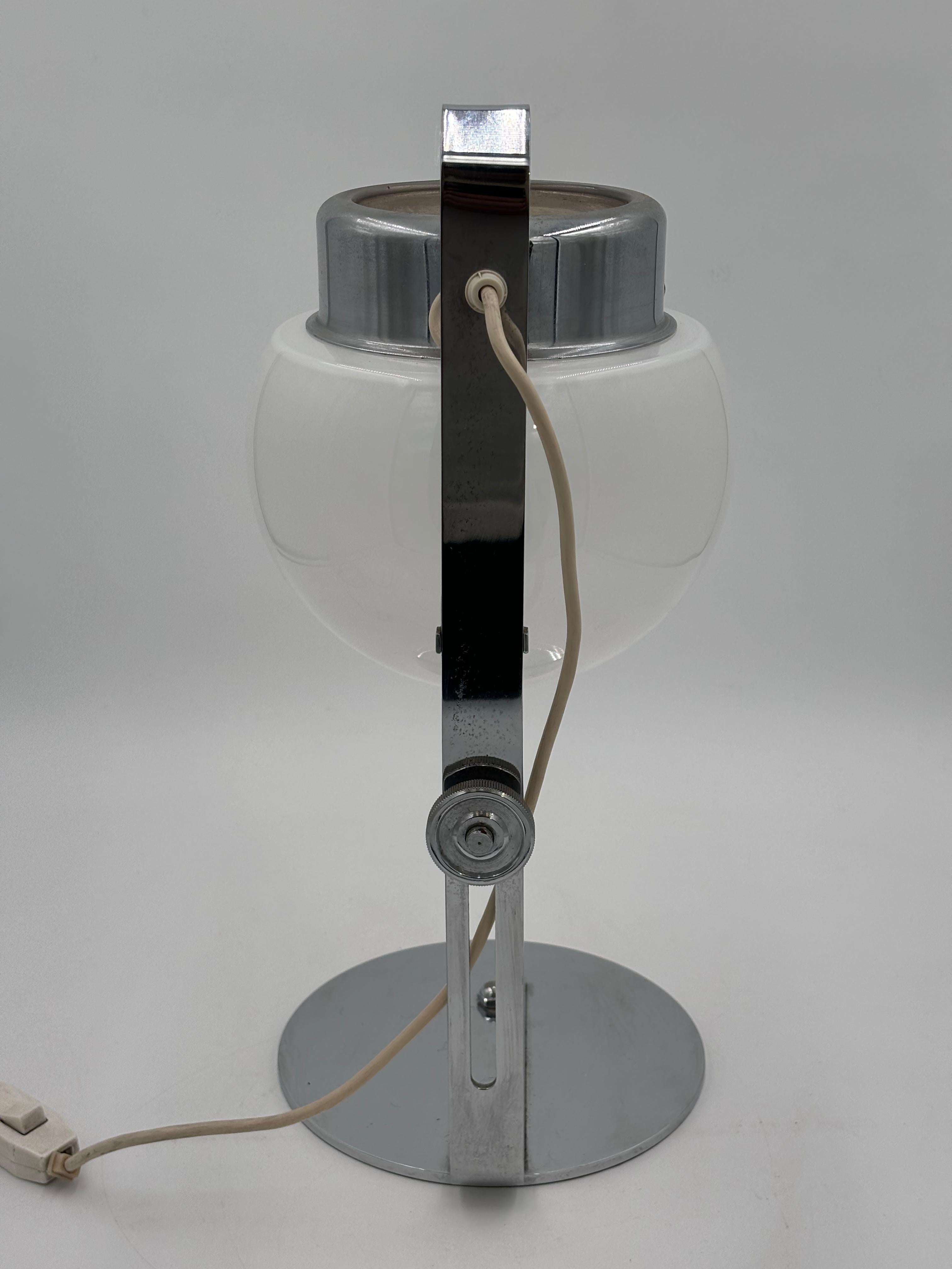 Adjustable Lamp Space Age Steel Chrome 1970's Design For Sale 1