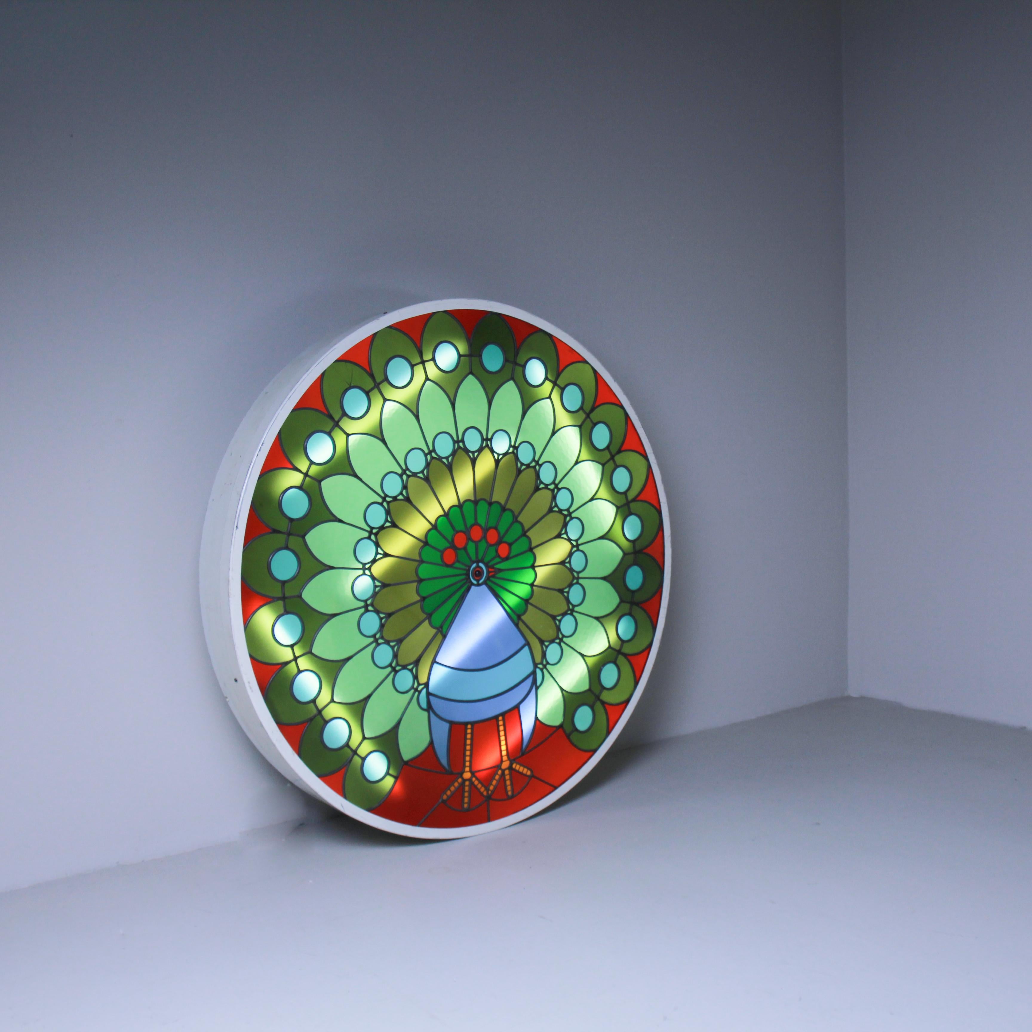 italien Lampe - Rosette, illustration avec des graphiques naturels, 1970