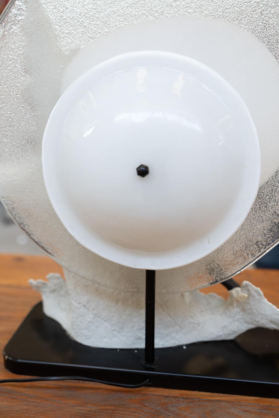 Lampe sculpture danseuse de Carpiè en verre de Murano, céramique/porcelaine en vente 7