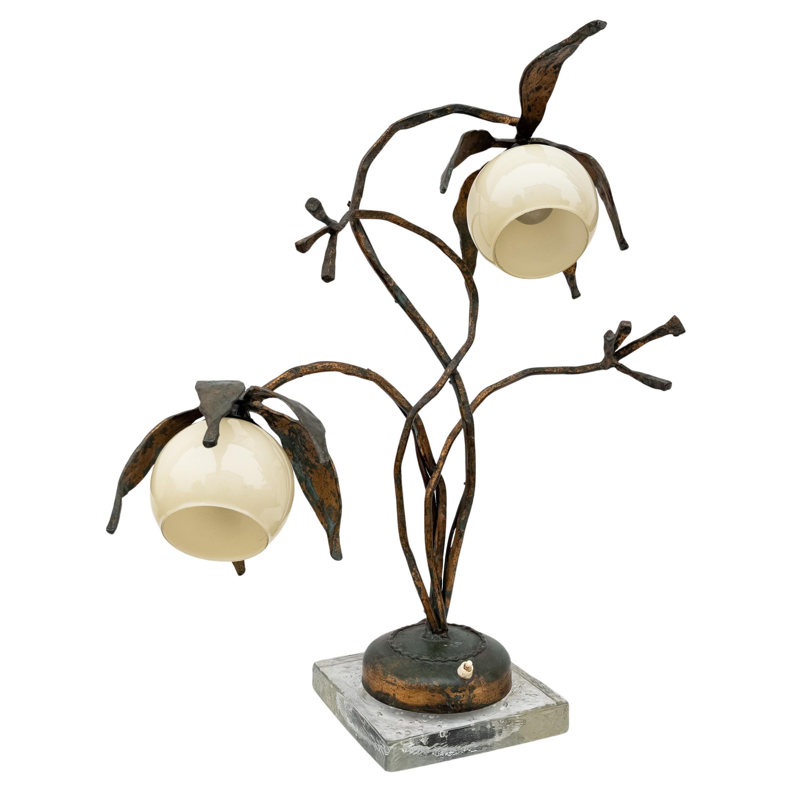 Vintage-Skulptur-Lampe