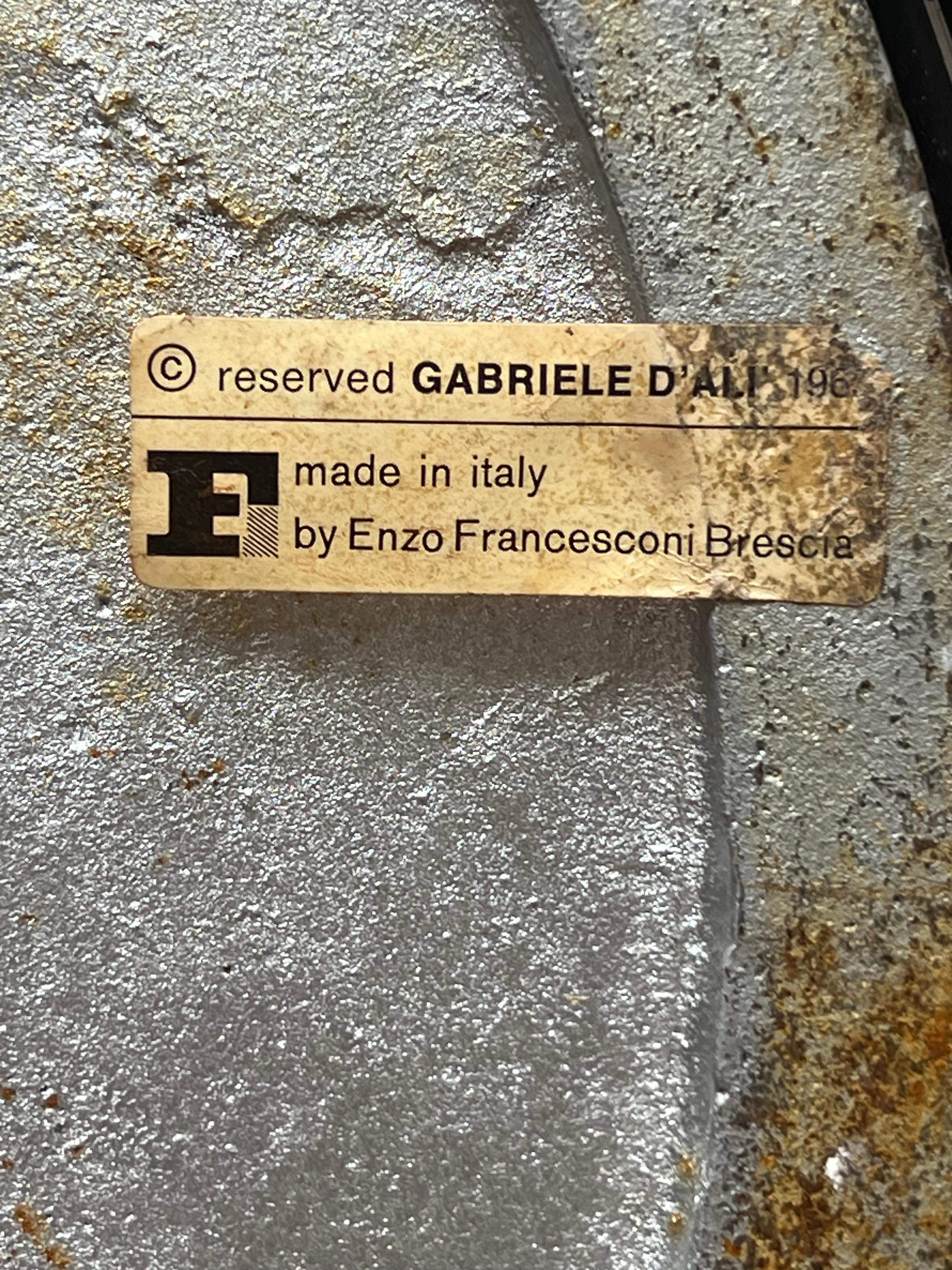 Lampe articulée à lumière variable - Gabriele D'Ali pour Francesconi - Italie - années 60 en vente 6