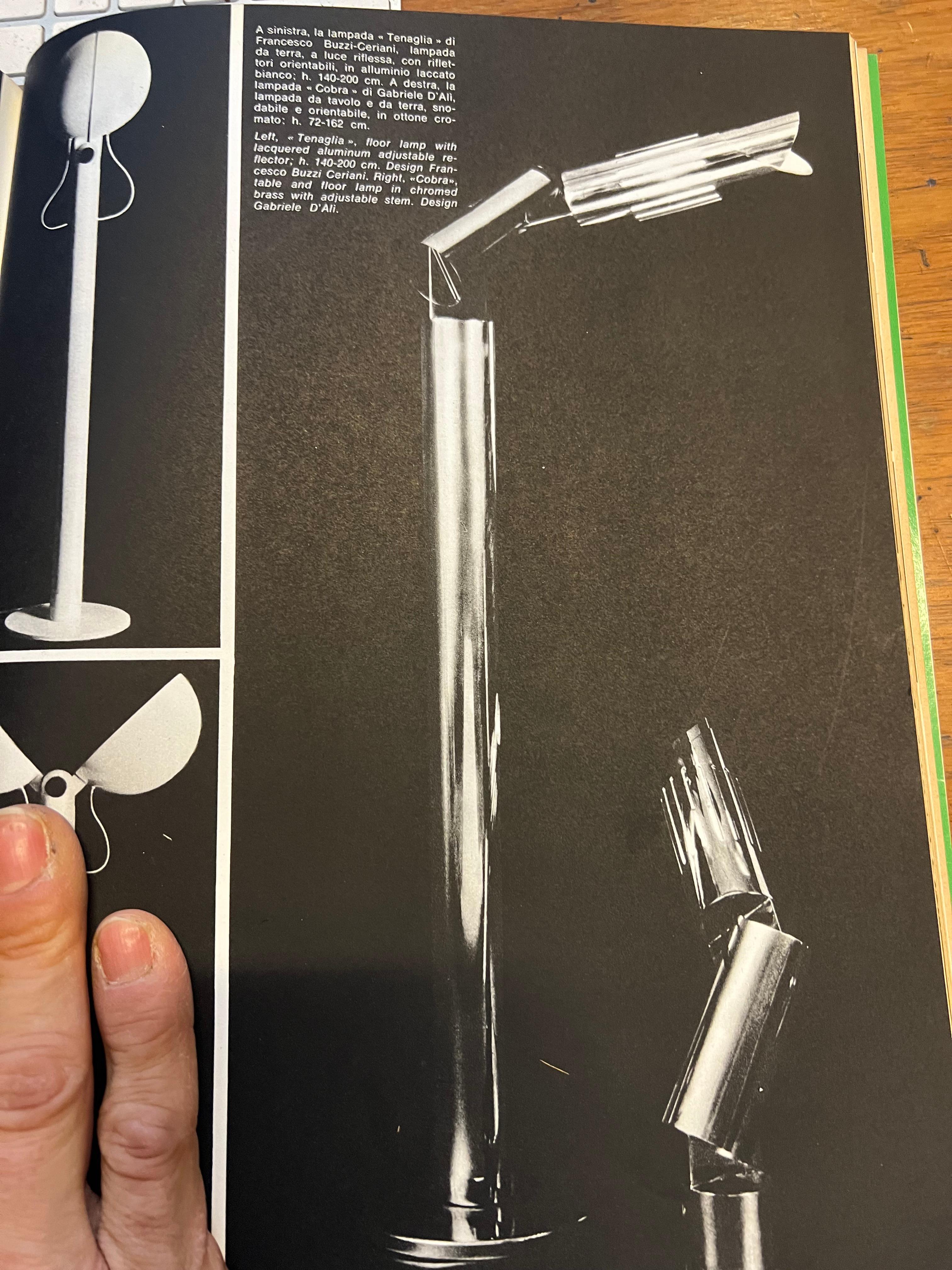 Lampe articulée à lumière variable - Gabriele D'Ali pour Francesconi - Italie - années 60 en vente 7