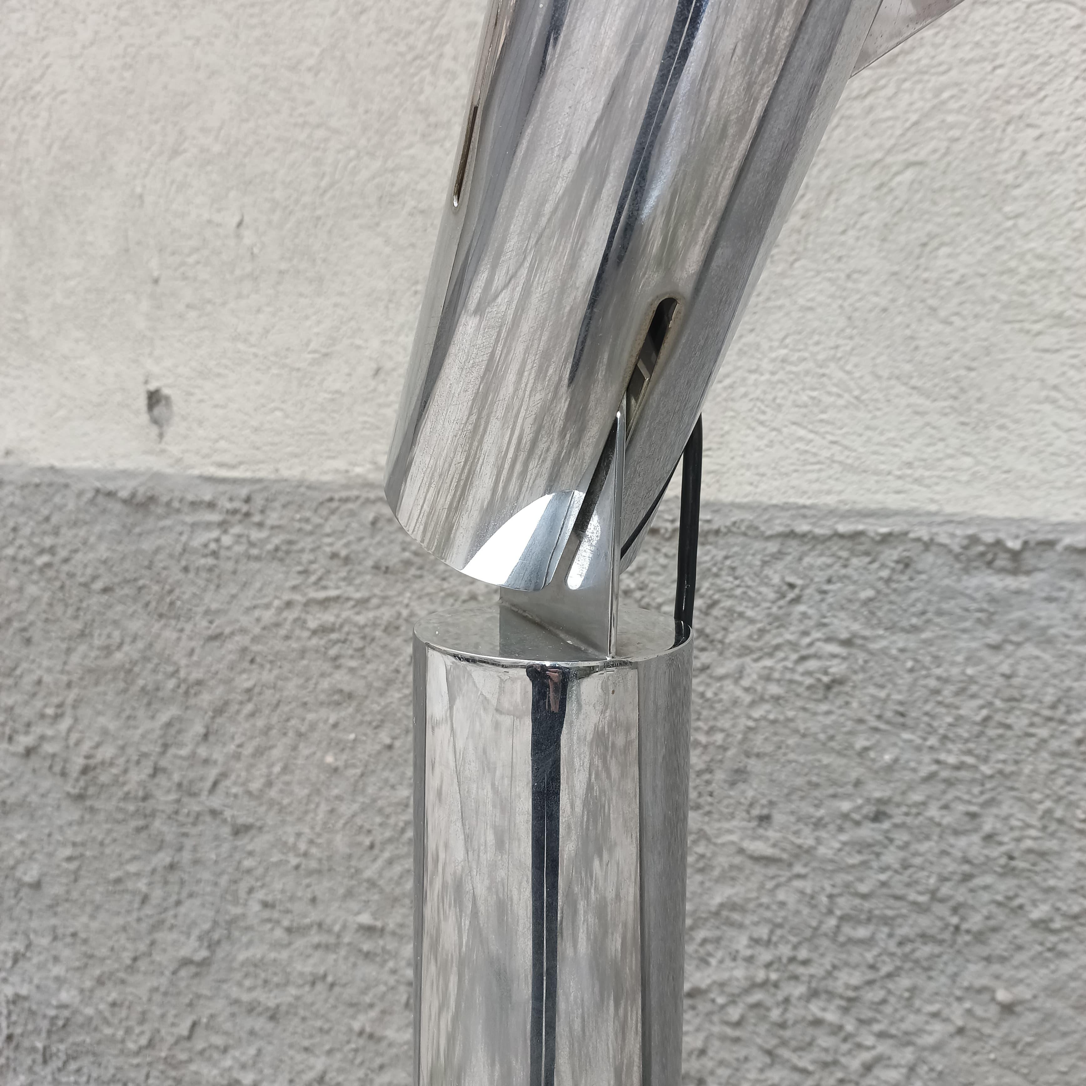 Acier Lampe articulée à lumière variable - Gabriele D'Ali pour Francesconi - Italie - années 60 en vente