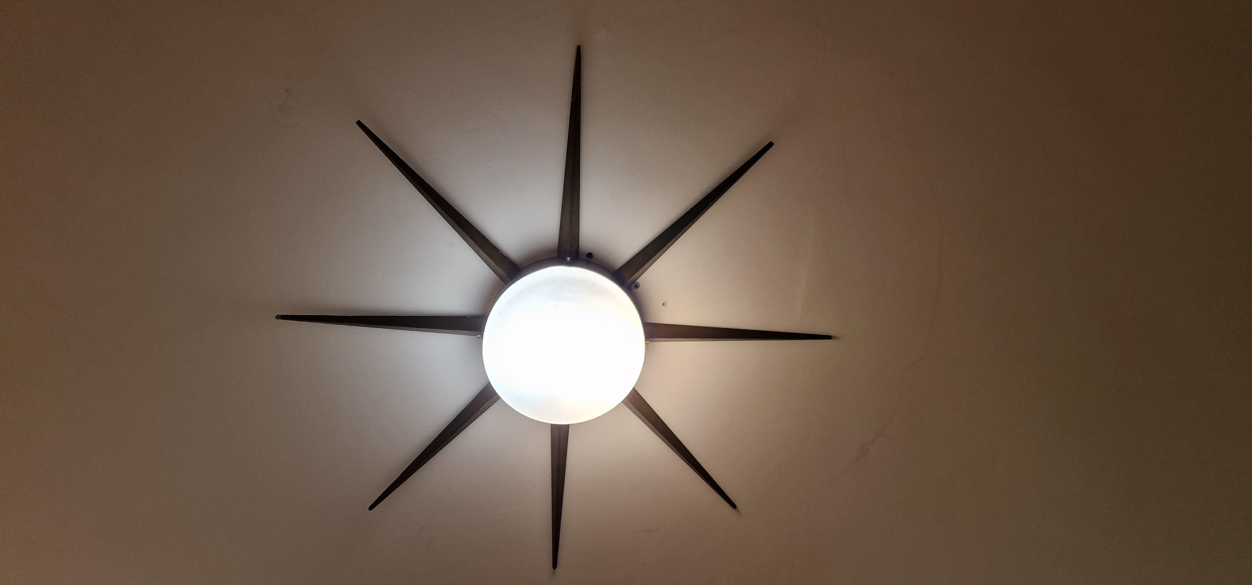 Altro Lampada Sole Piccolo Arredoluce Monza per Gio Ponti 6 esemplari per London Hotel in vendita