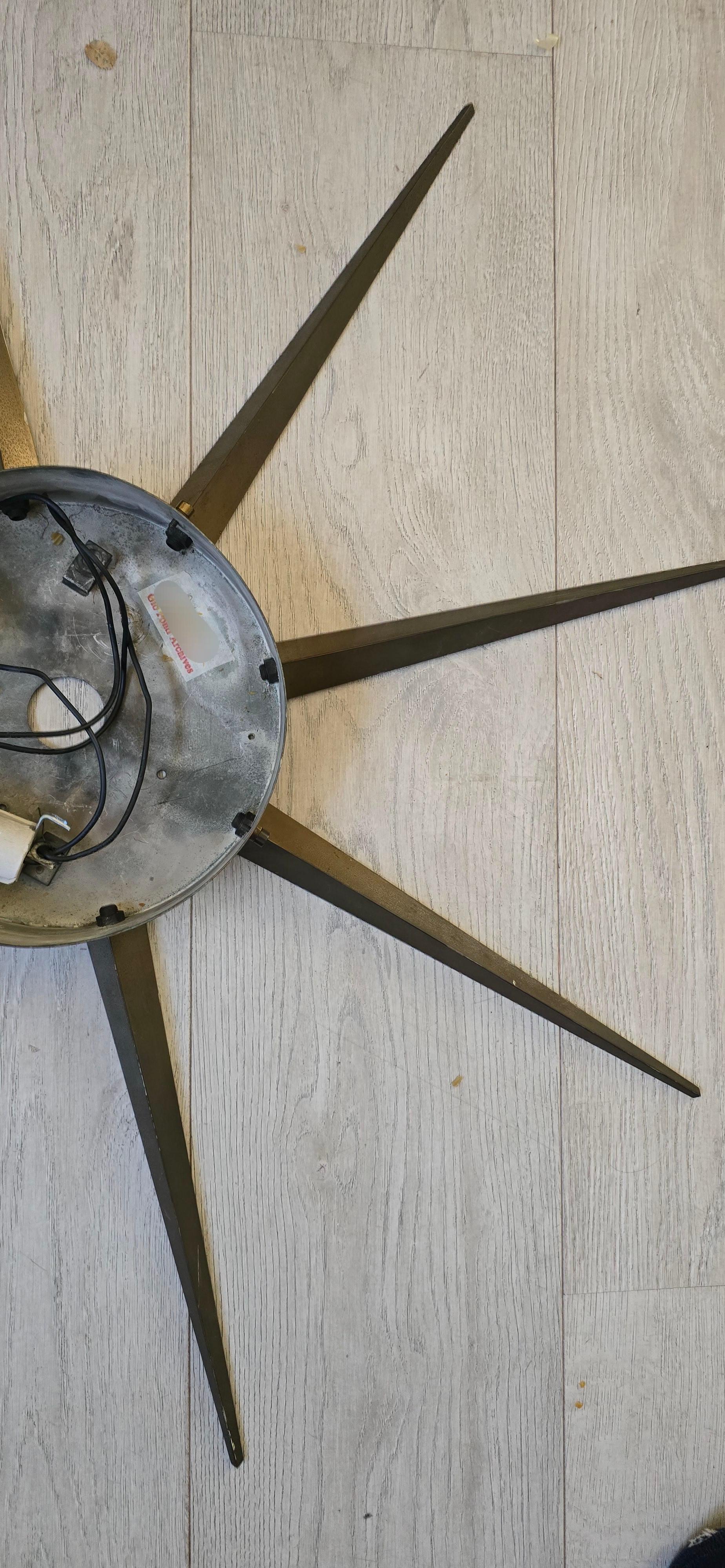 Lampada Sole Piccolo Arredoluce Monza per Gio Ponti 6 esemplari per London Hotel In condizioni buone in vendita a Roma, IT
