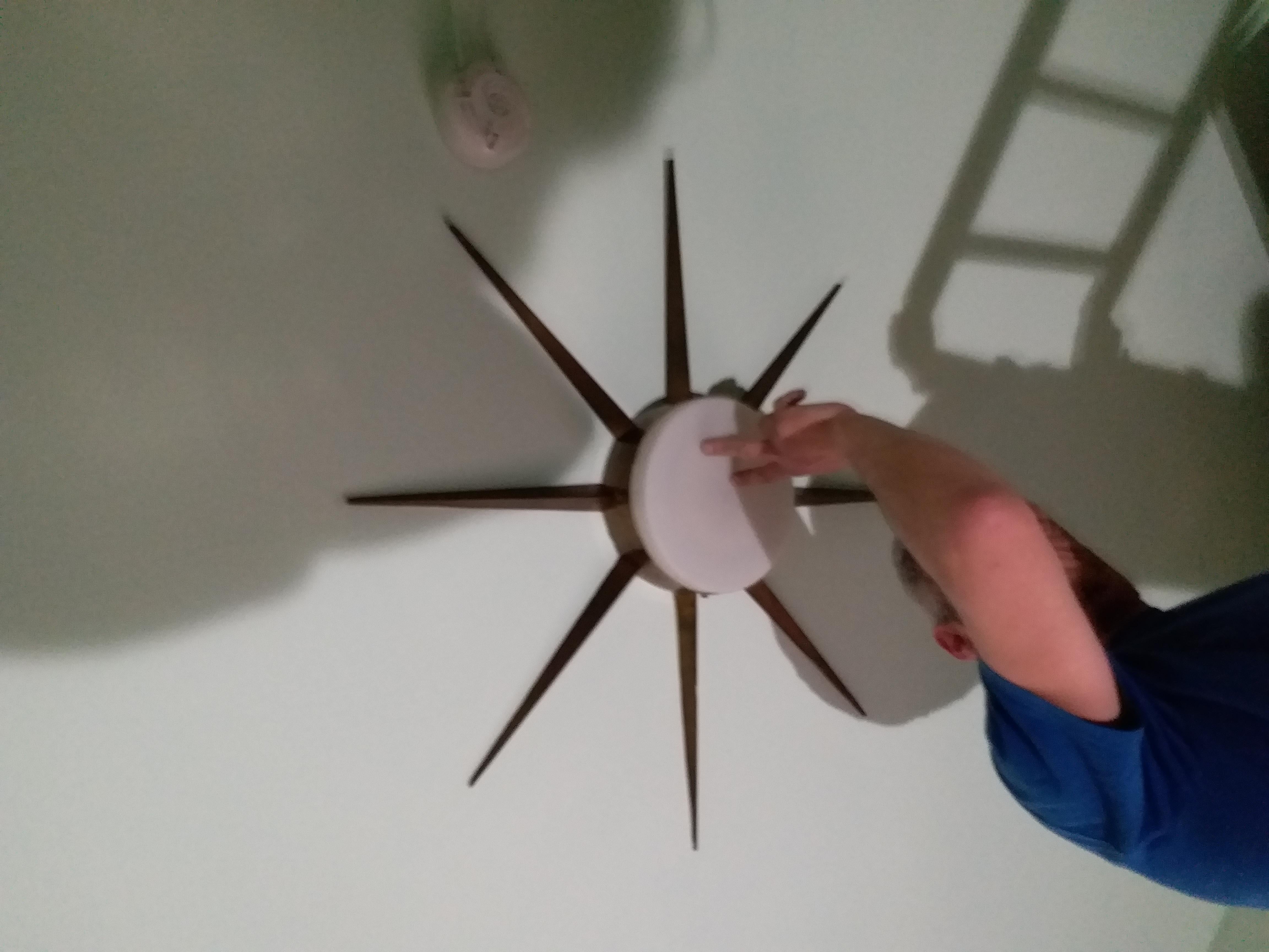 Ottone Lampada Sole Piccolo Arredoluce Monza per Gio Ponti 6 esemplari per London Hotel in vendita