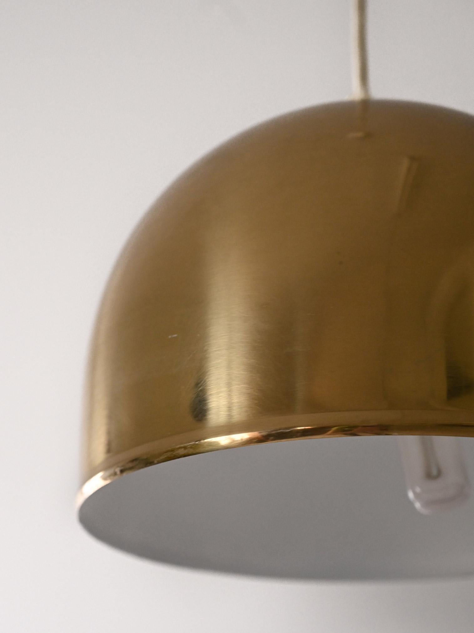 Swedish Lampada svedese in metallo dorato in vendita