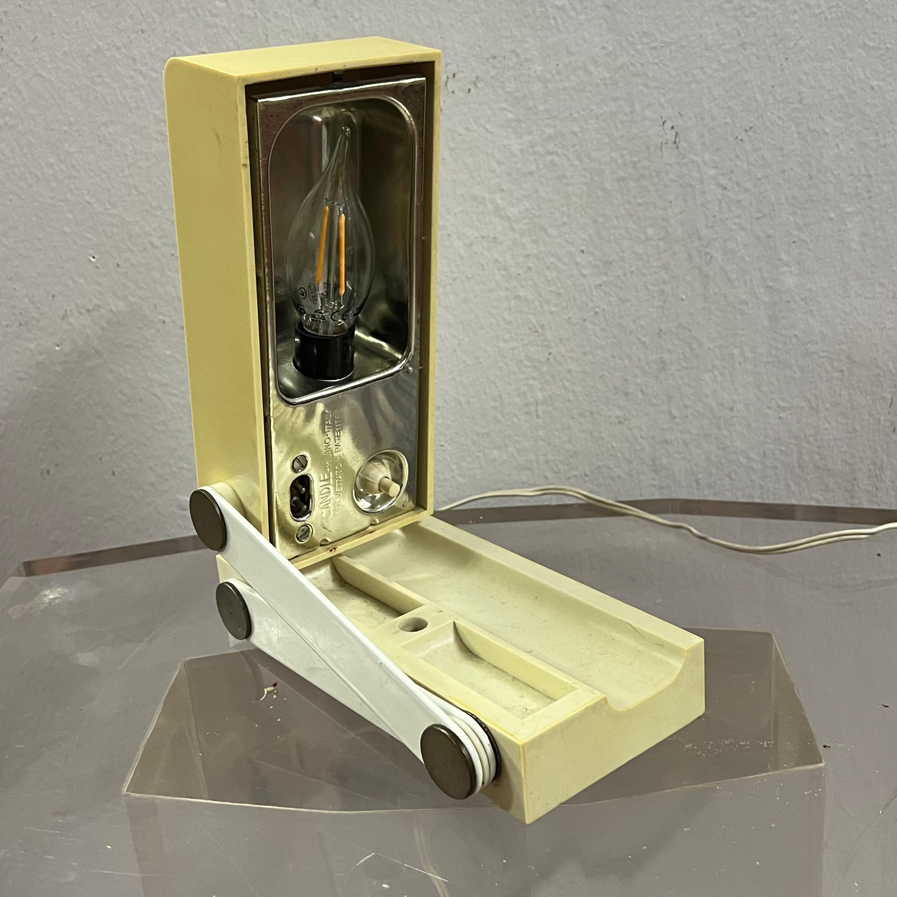 Technische tischlampe von Giotto Stoppino für Candle - Italien - 1960s im Angebot 7