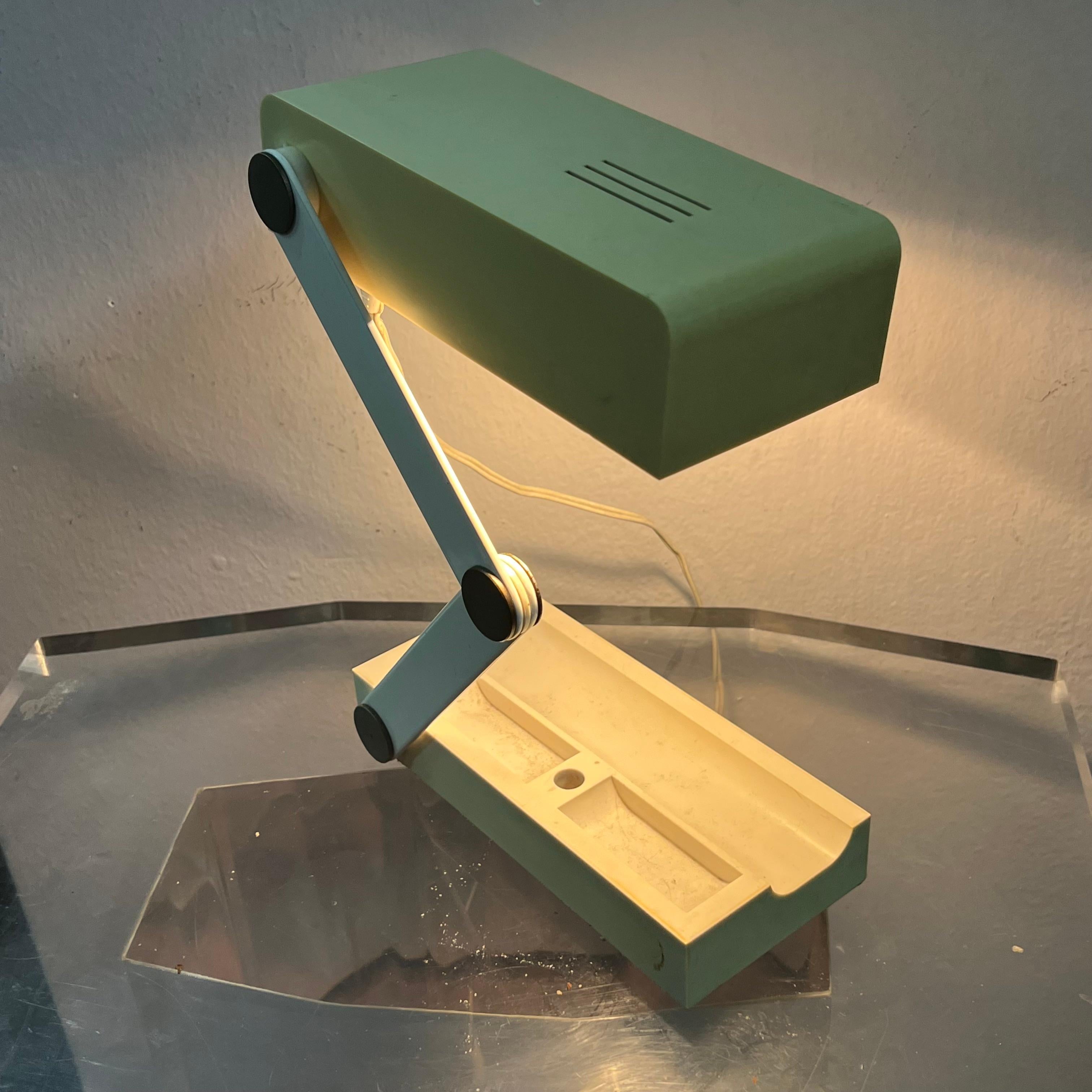 Technische tischlampe von Giotto Stoppino für Candle - Italien - 1960s (Space Age) im Angebot