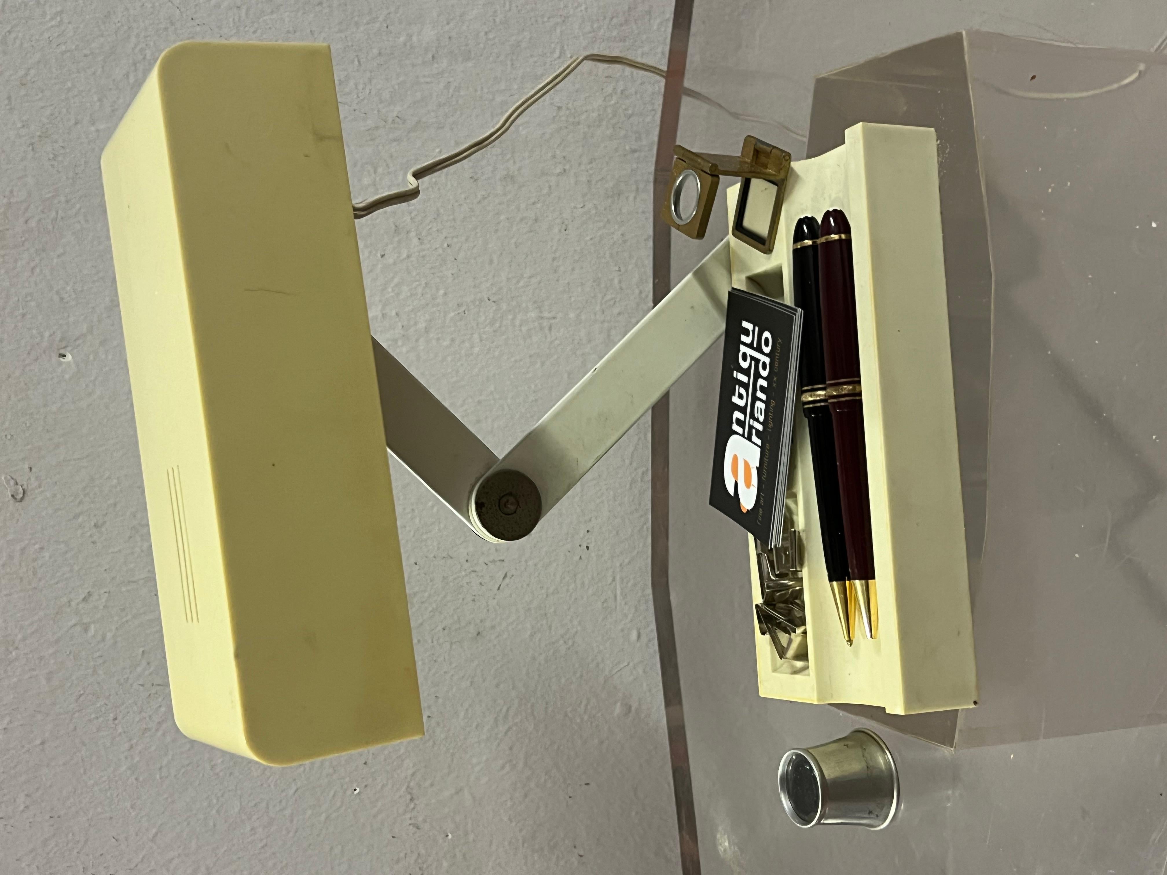 Technische tischlampe von Giotto Stoppino für Candle - Italien - 1960s im Zustand „Gut“ im Angebot in Milano, IT