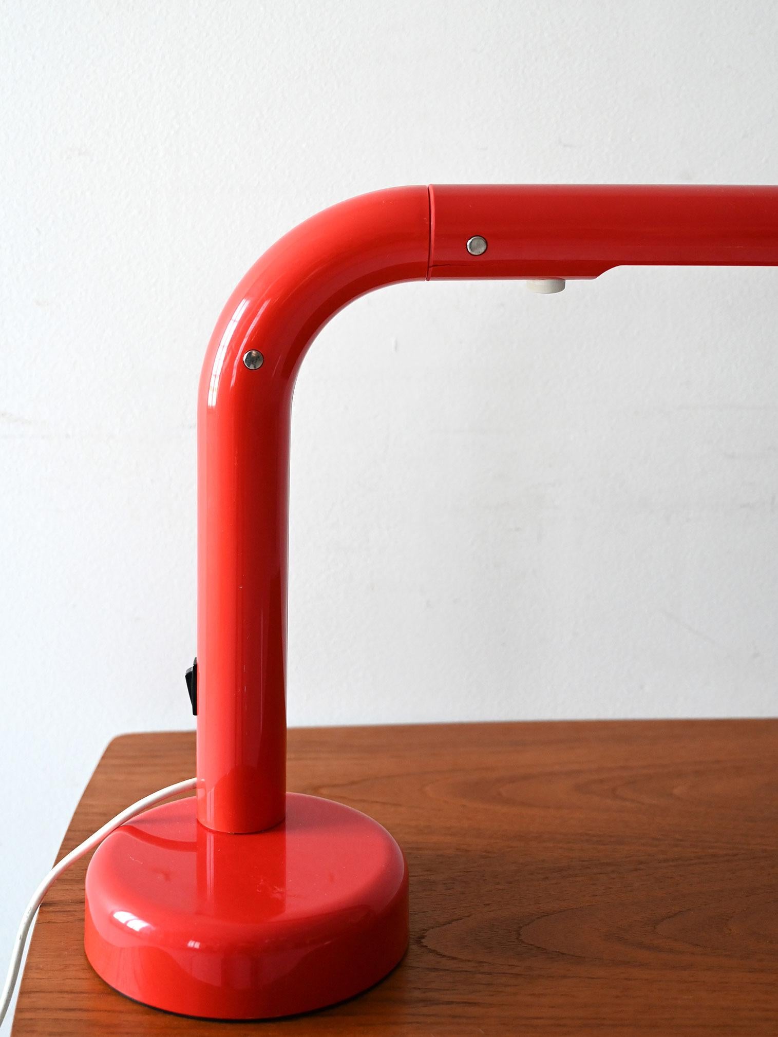 Red Tuben Lamp by Anders Pehrson In Good Condition In Brescia, IT