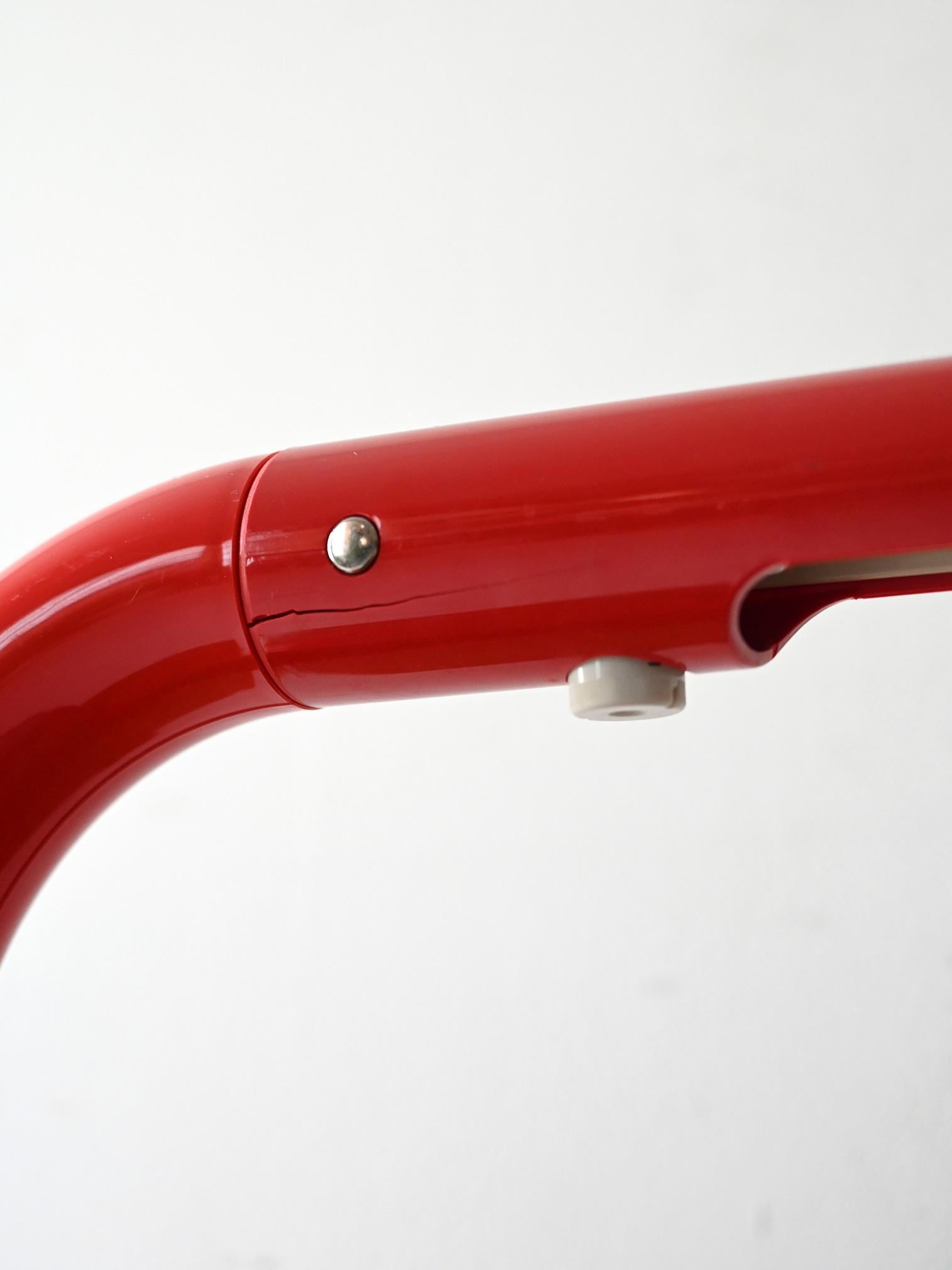 Mid-20th Century Red Tuben Lamp by Anders Pehrson