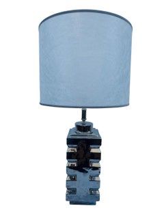 Lampada Ugo Zaccagnini in ceramica, Anni '60