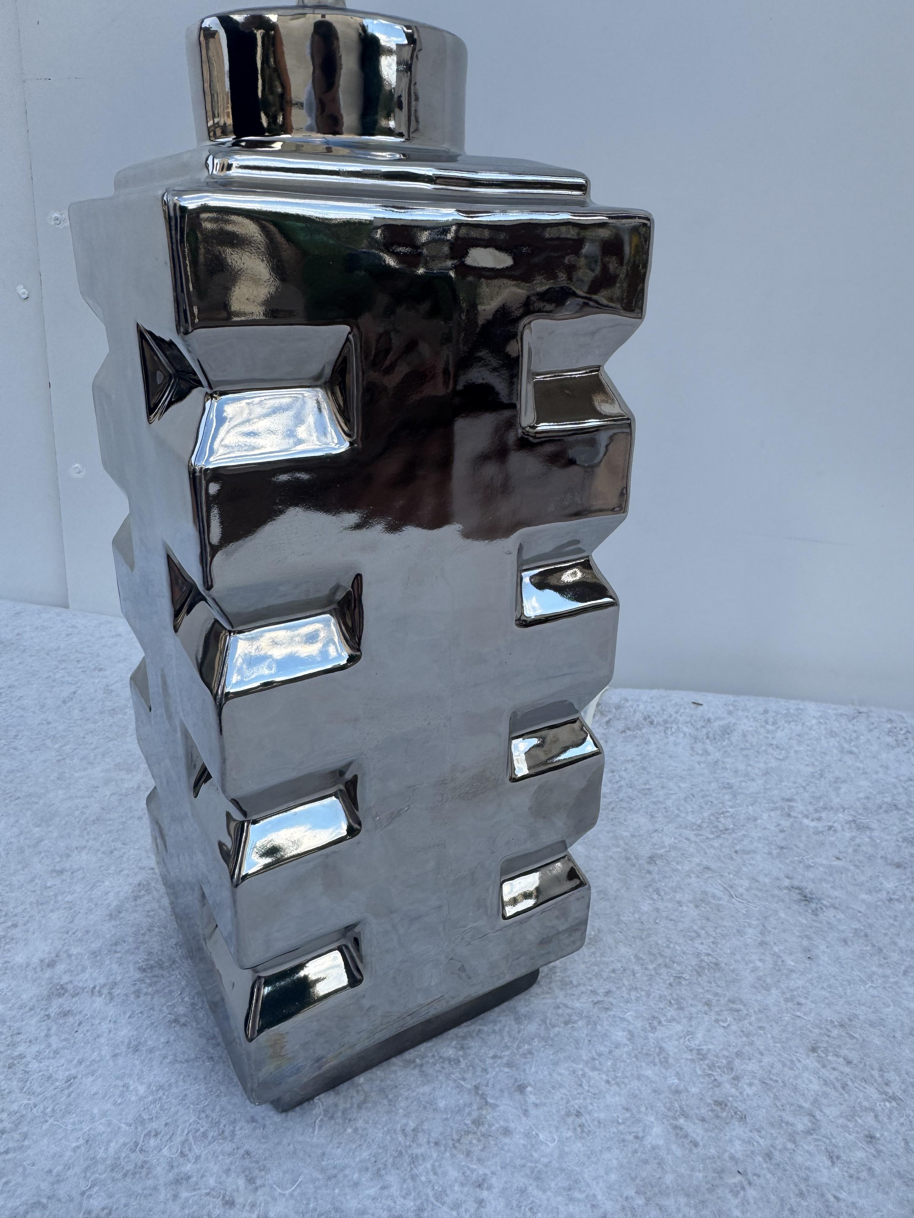 Lampada Ugo Zaccagnini in Keramik, 60 Jahre (Italienisch) im Angebot