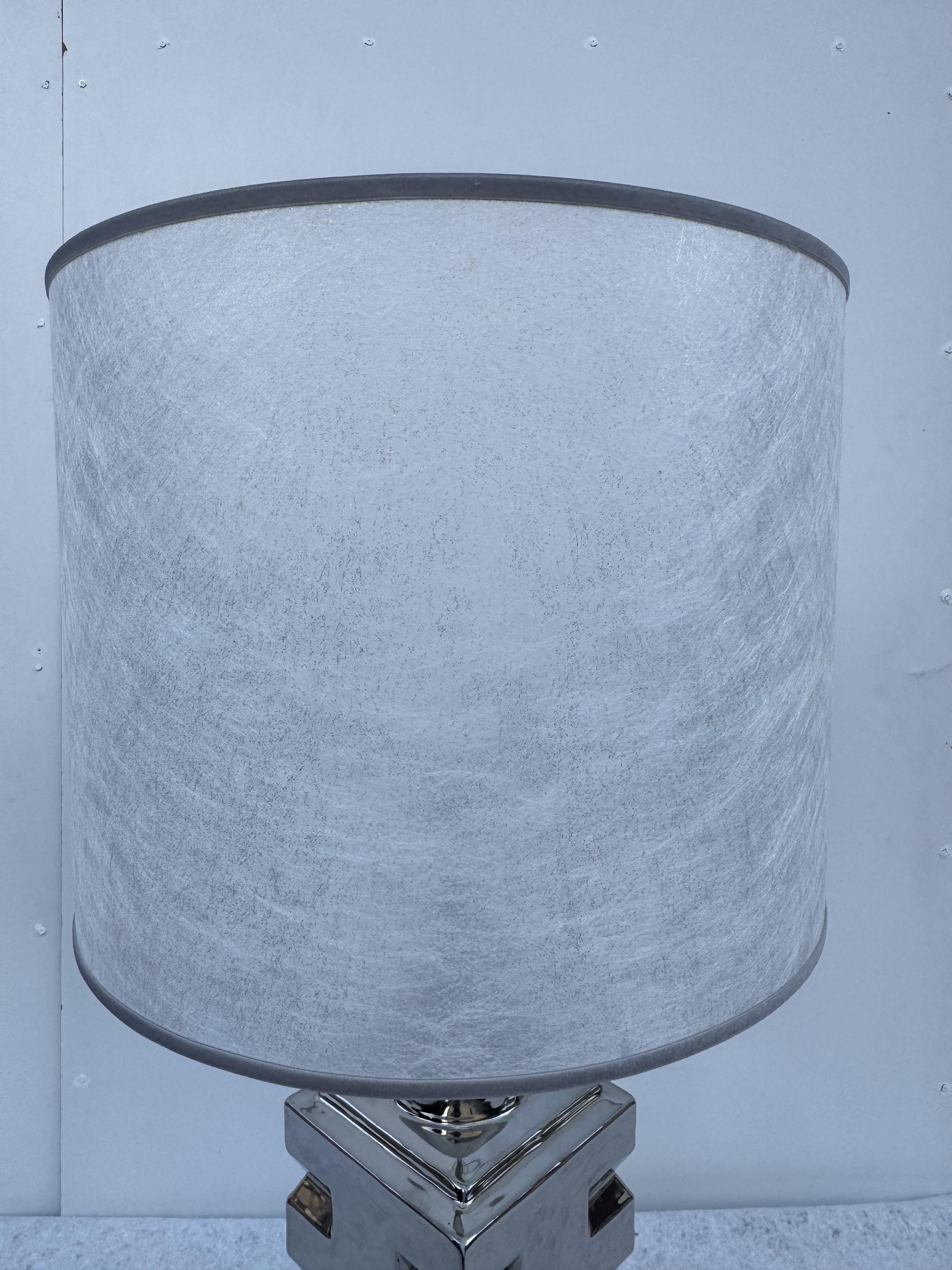 Lampada Ugo Zaccagnini in Keramik, 60 Jahre (Mitte des 20. Jahrhunderts) im Angebot